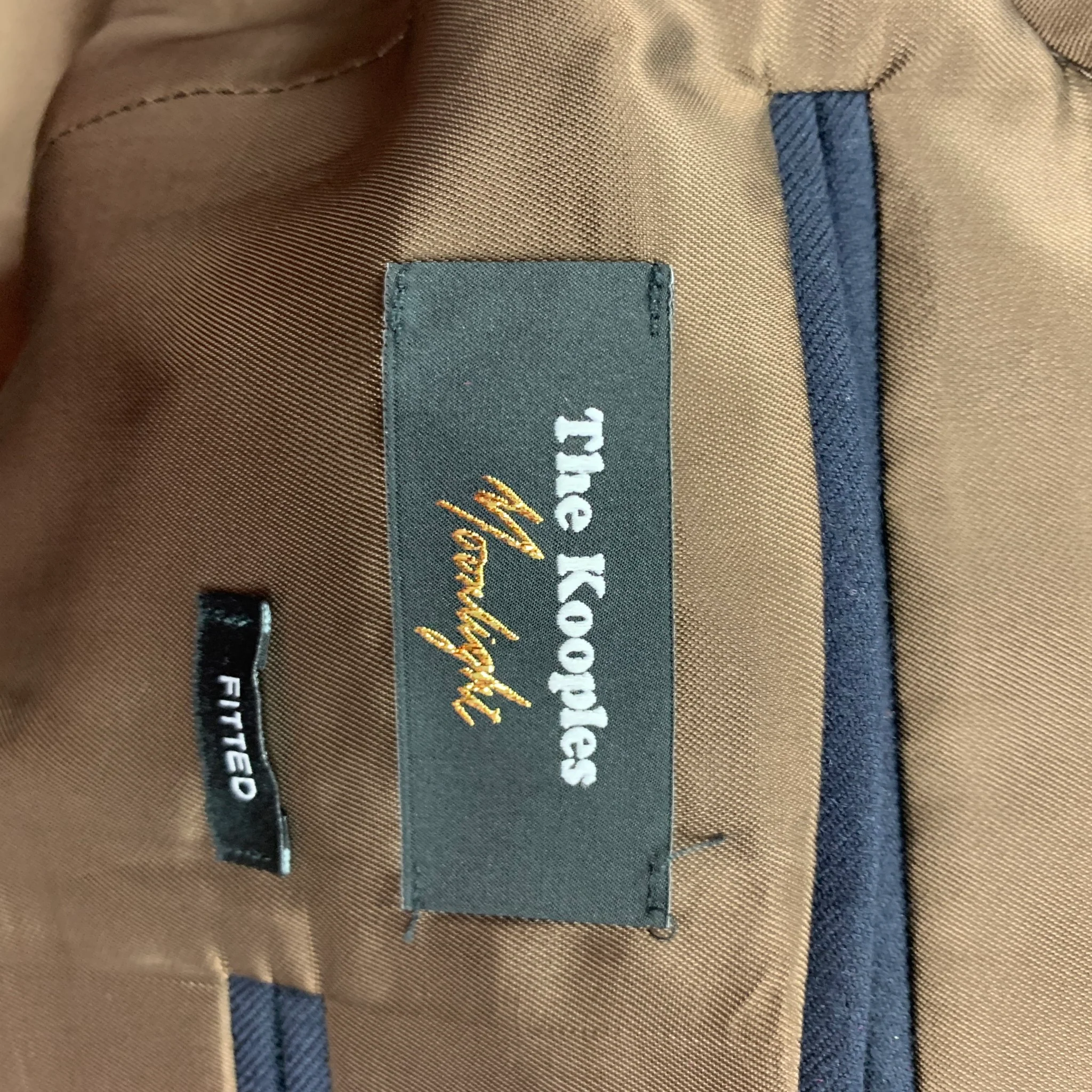 THE KOOPLES Size 38 Navy Wool Notch Lapel Sport Coat - Image 7