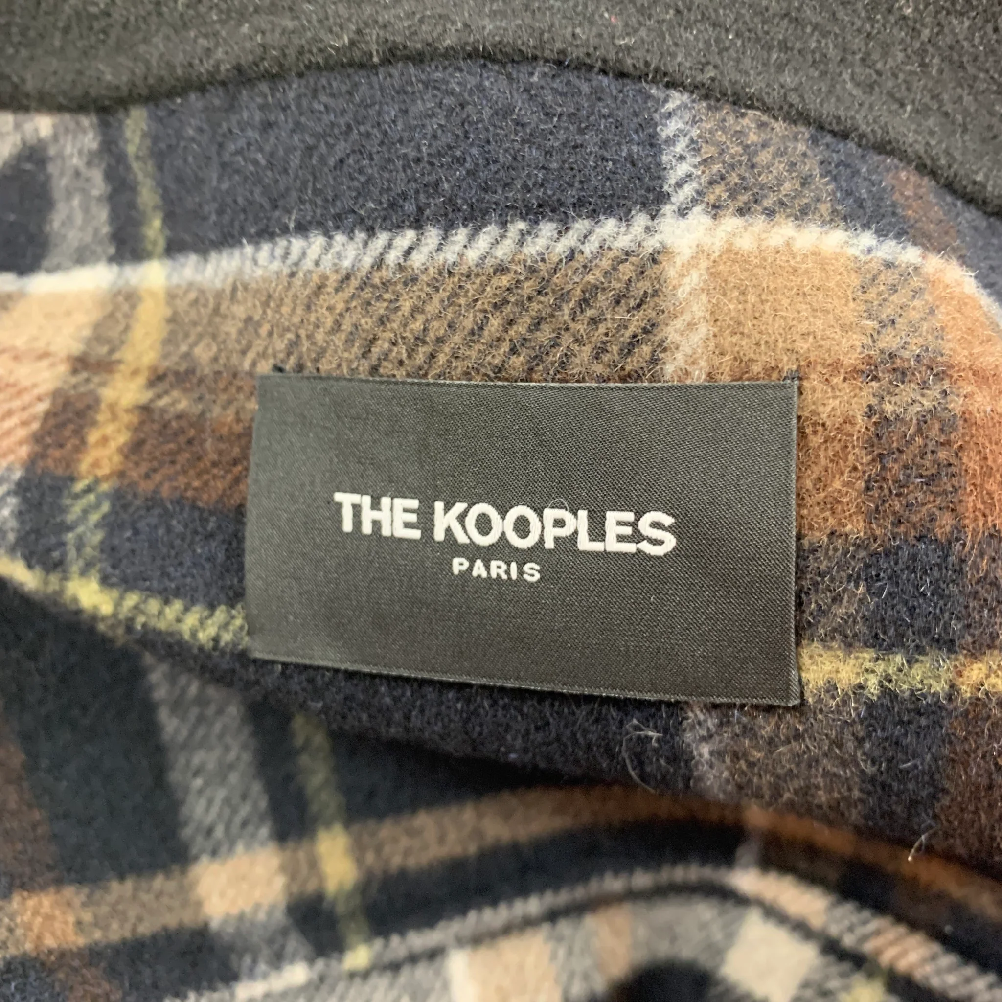 THE KOOPLES Size XL Black Wool Polyamide Trucker Jacket - Image 8