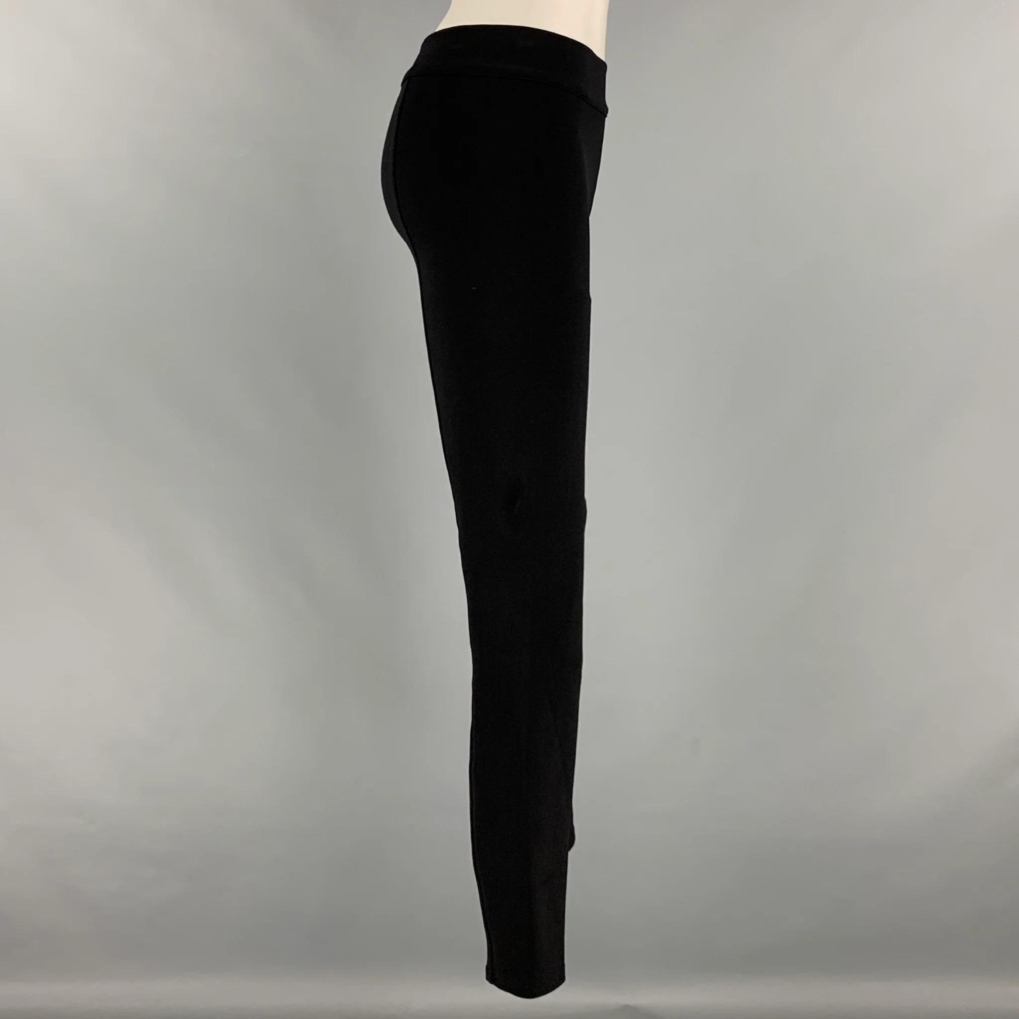 THE ROW Size S Black Nylon Blend Elastic Waistband Leggings - Image 2