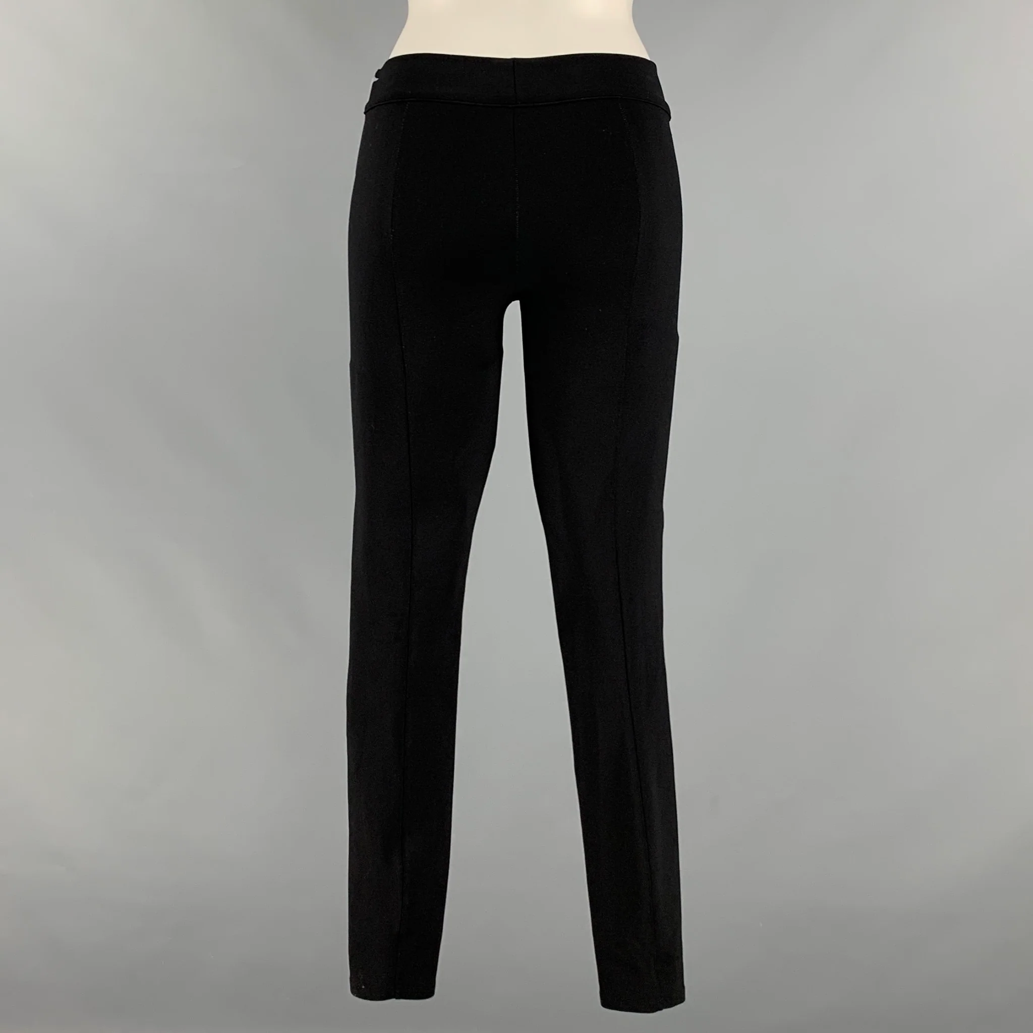 THE ROW Size S Black Nylon Blend Elastic Waistband Leggings - Image 3