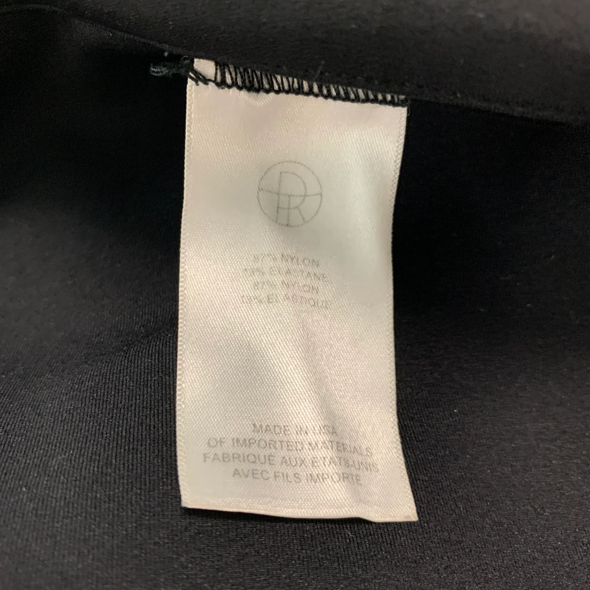 THE ROW Size S Black Nylon Blend Elastic Waistband Leggings - Image 4