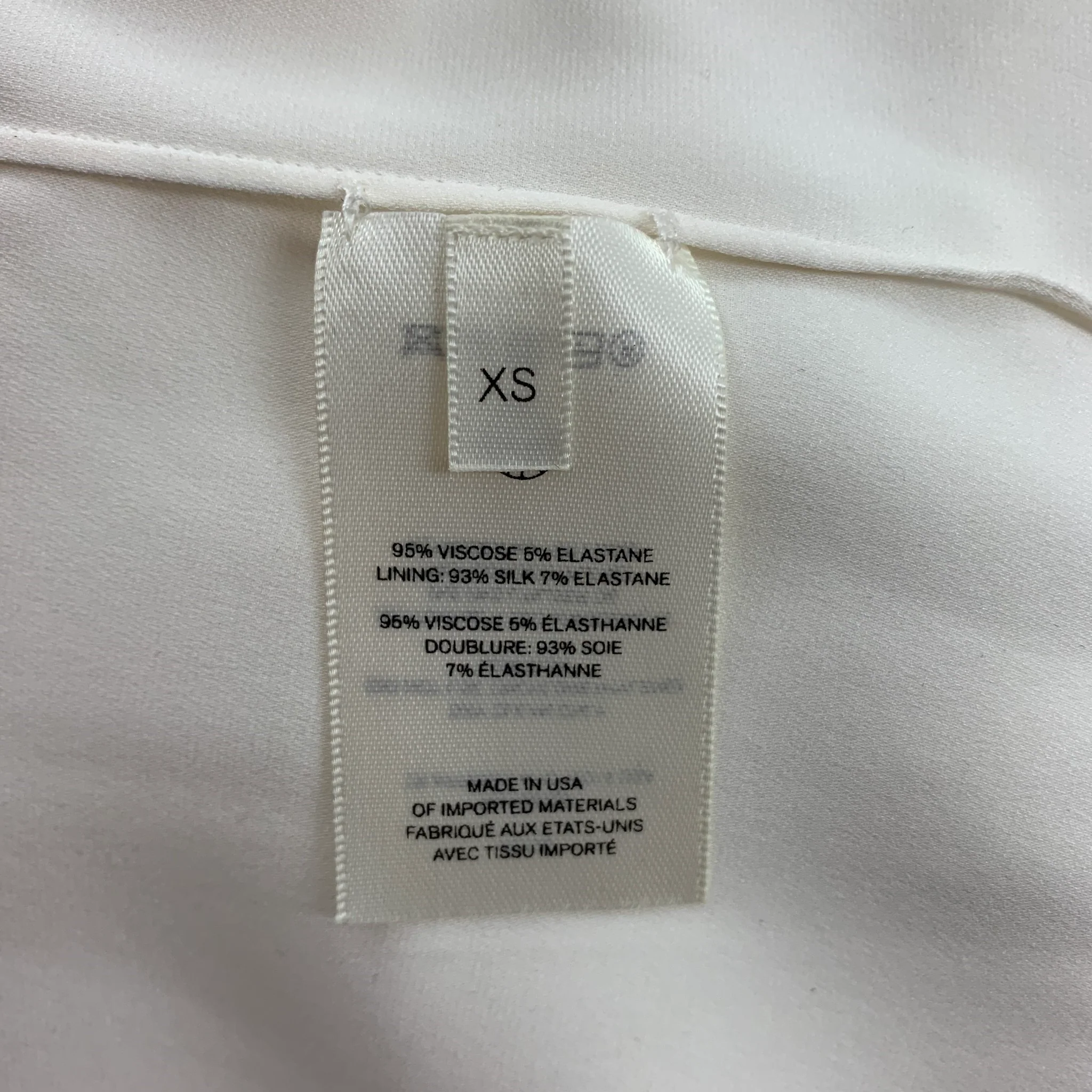 THE ROW Size XS Cream Viscose Sleeveless Shift Dress - Image 4