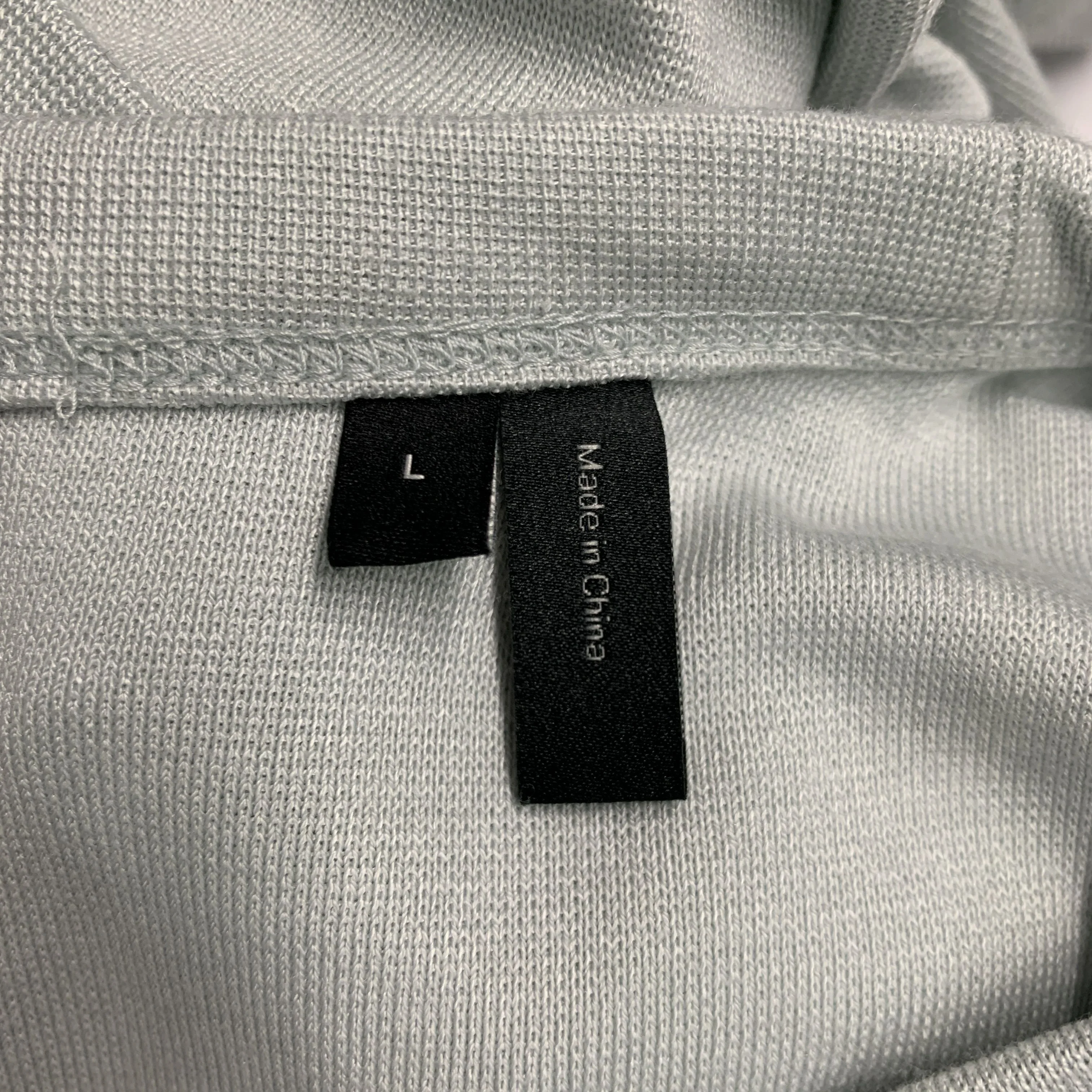 THEORY Size L Blue Modal Blend Short Sleeve T-shirt - Image 4