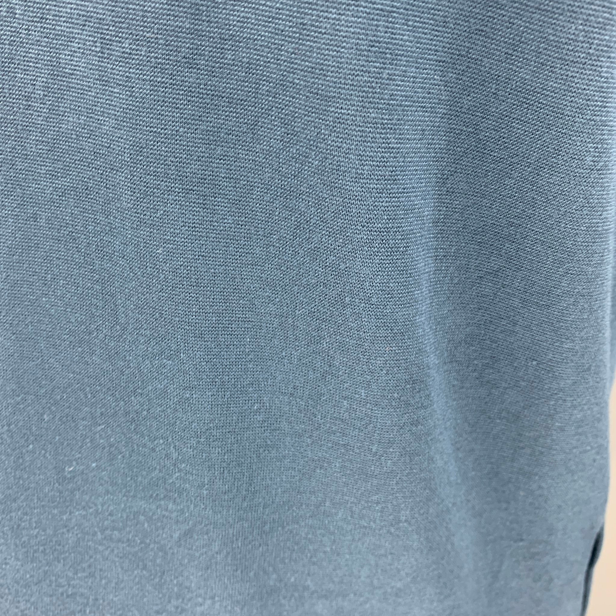 THEORY Size M Blue Modal Blend Jersey T-shirt - Image 5
