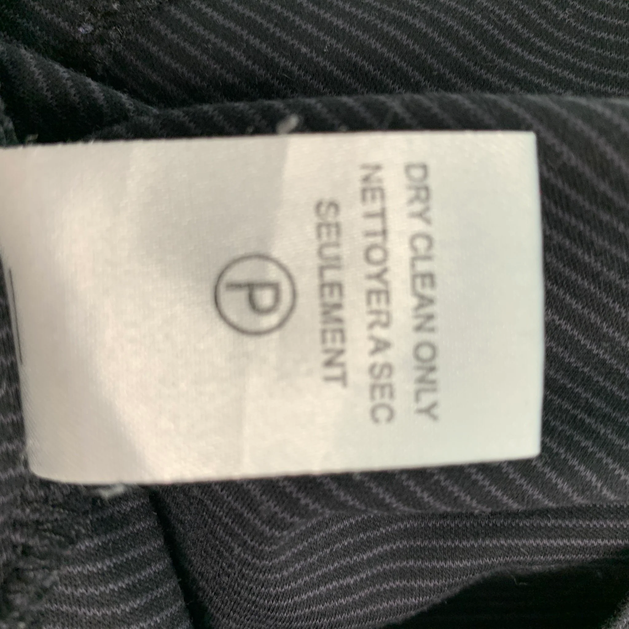 THEORY Size S Black Grey Stripe Cotton Short Sleeve T-shirt - Image 6