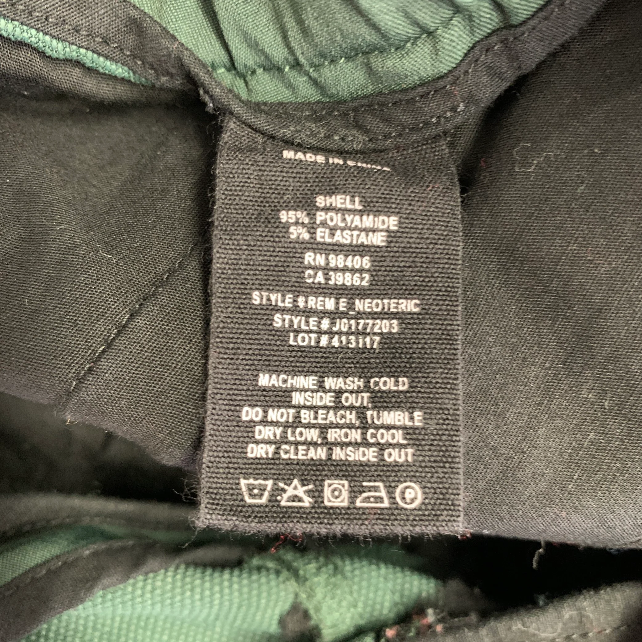 THEORY Size XS Green Polyamide Blend Drawstring Casual Pants - Image 5