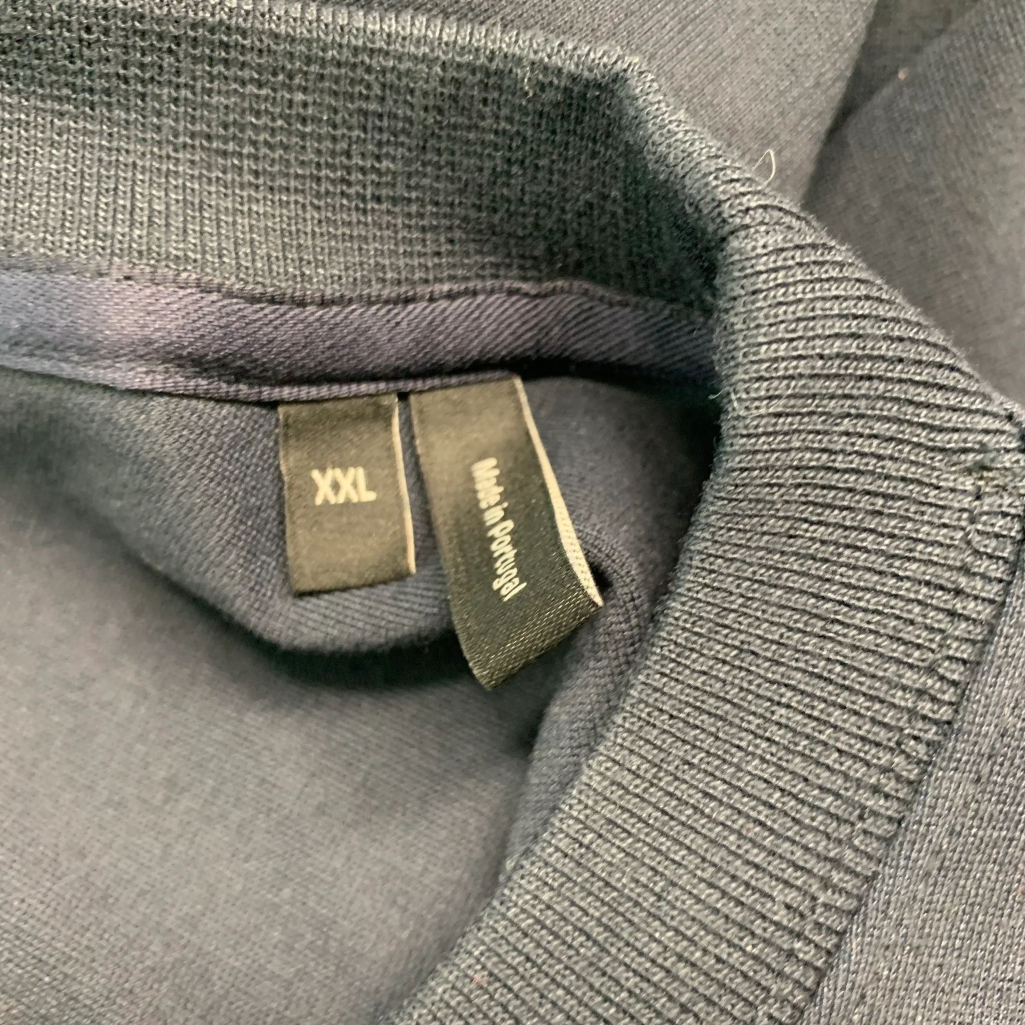 THEORY Size XXL Navy Viscose Blend Crew-Neck Pullover - Image 5