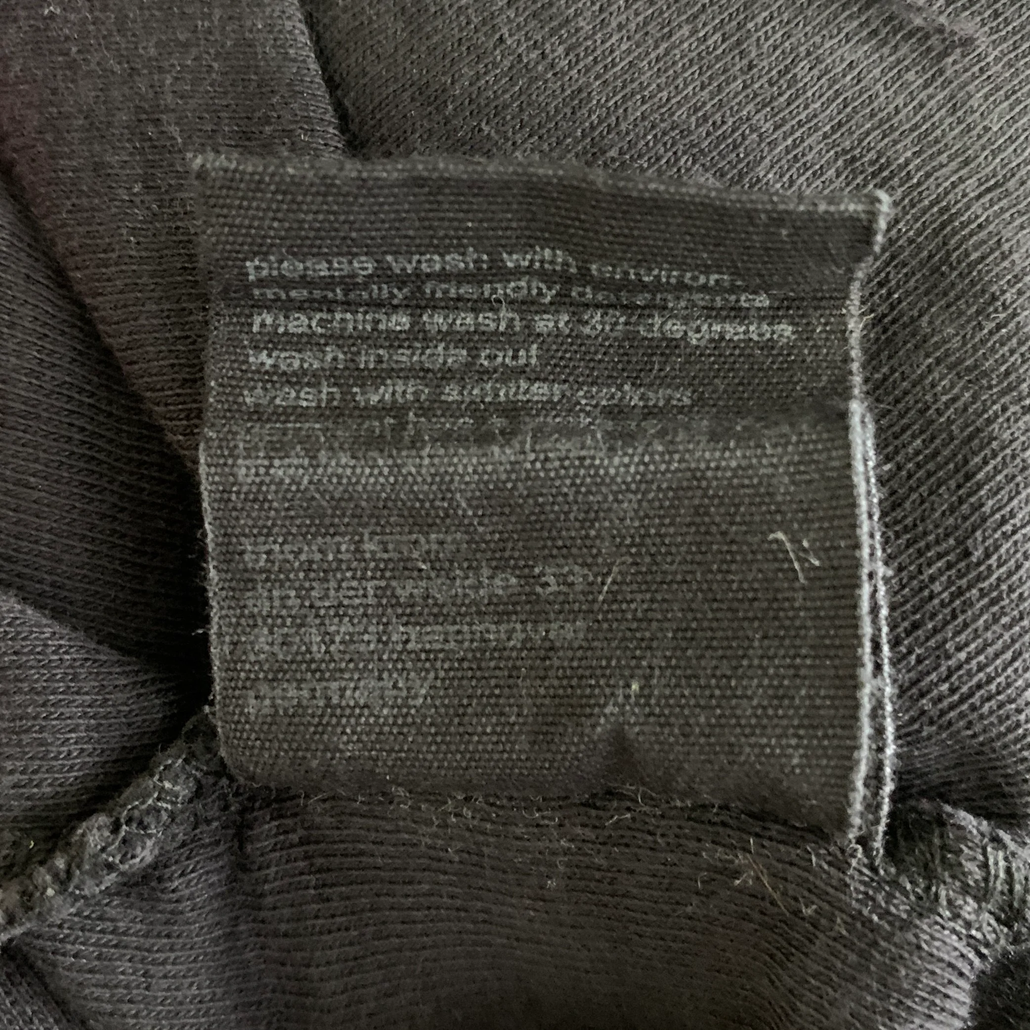 THOM KROM Size L Black Patchwork Cotton Crew-Neck Pullover - Image 6