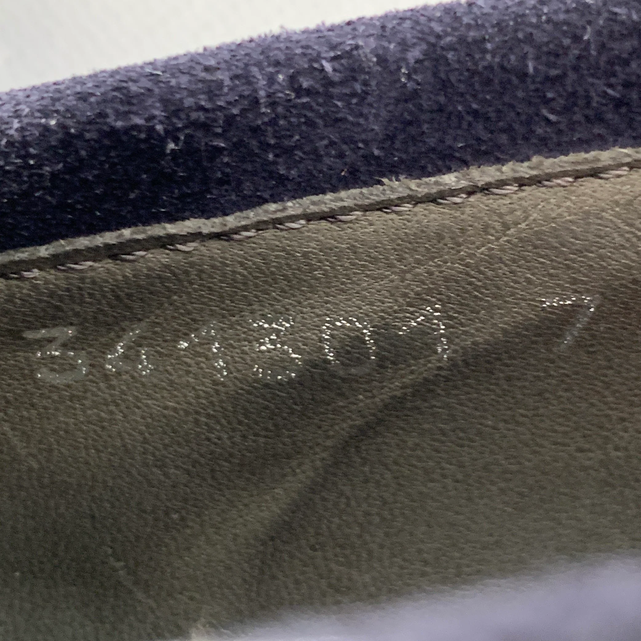 TO BOOT NY Size 7 Navy Suede Slip On Penny Loafers - Image 8