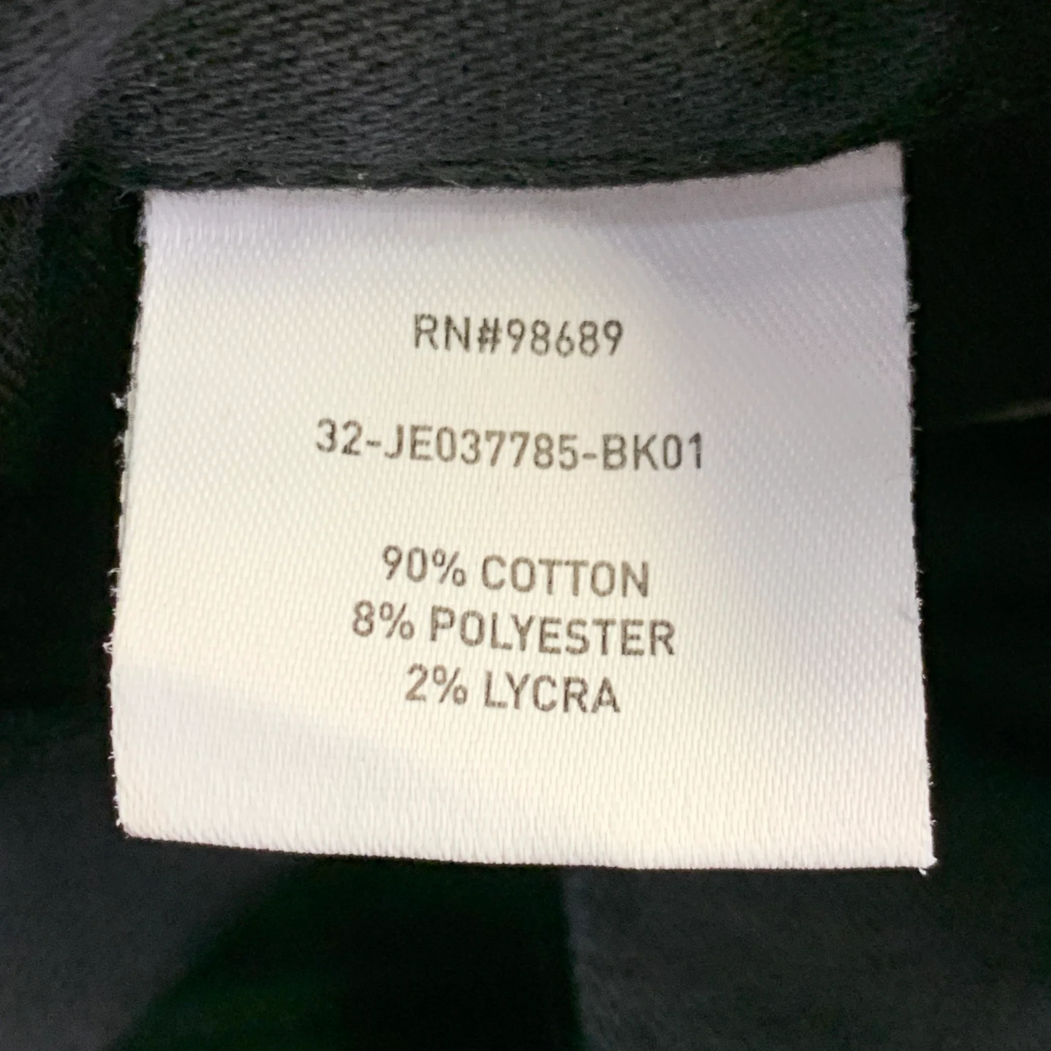 TODD SNYDER Size 38 Black Cotton Blend Tapered Zip Fly Jeans - Image 7