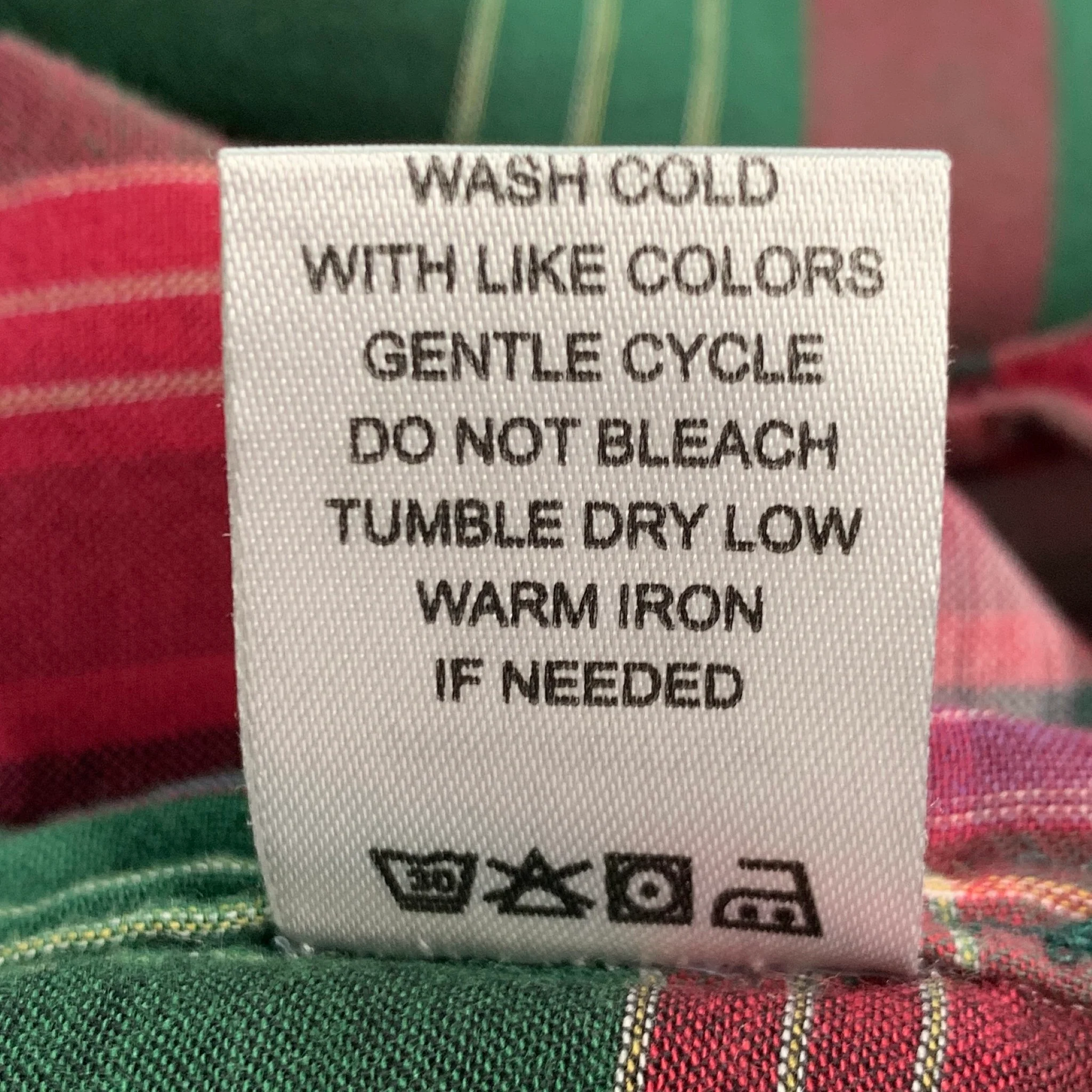 TODD SNYDER Size XL Green Red Plaid Cotton Set - Image 8