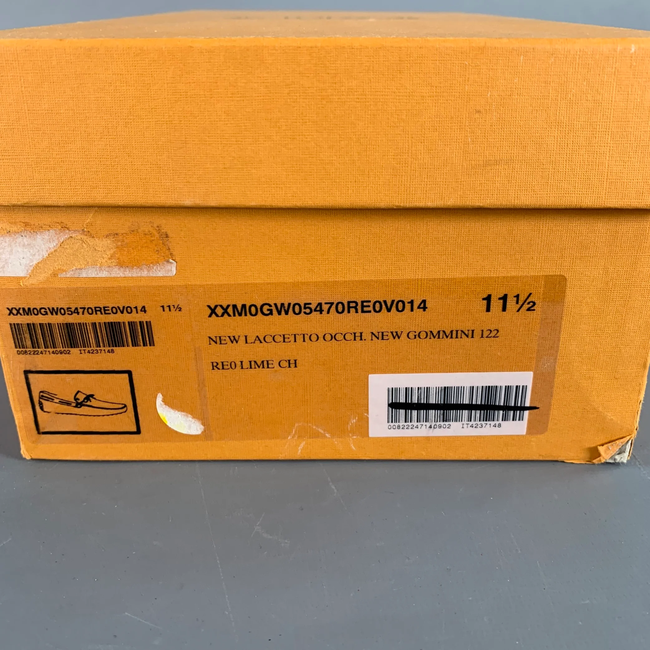 TOD'S Size 12.5 Yellow Suede Rubber Sole Drivers Loafers - Image 9