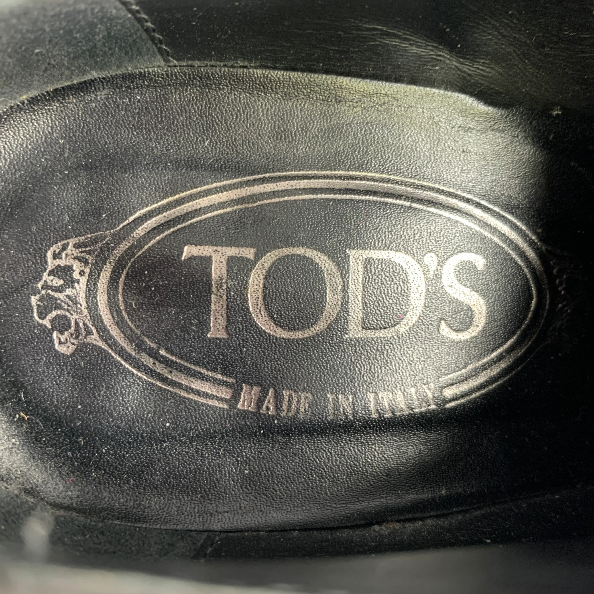 TOD'S Size 8.5 Grey Suede Platform Stacked Heel Ankle Boots - Image 7