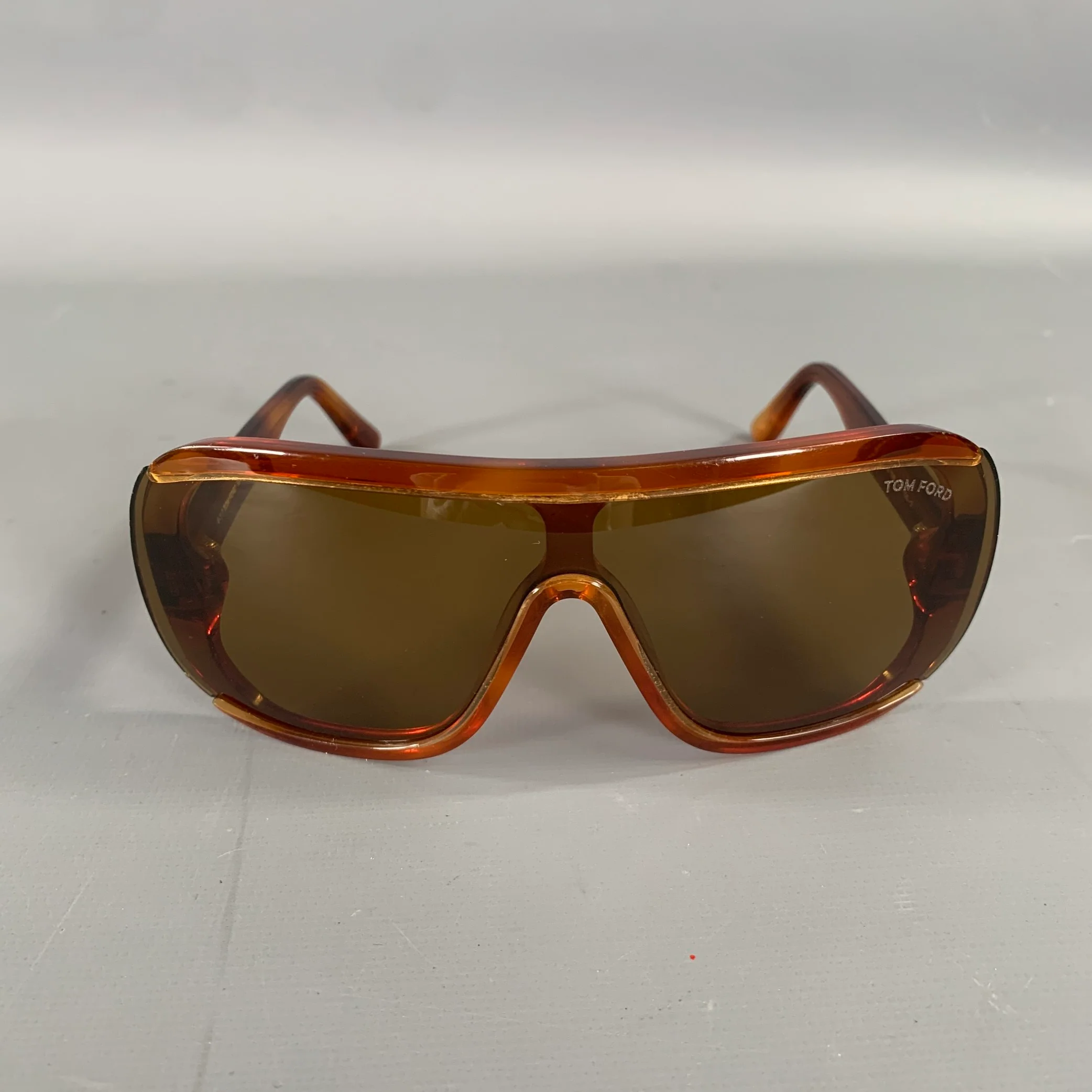 TOM FORD Brown Tortoise Sunglasses
