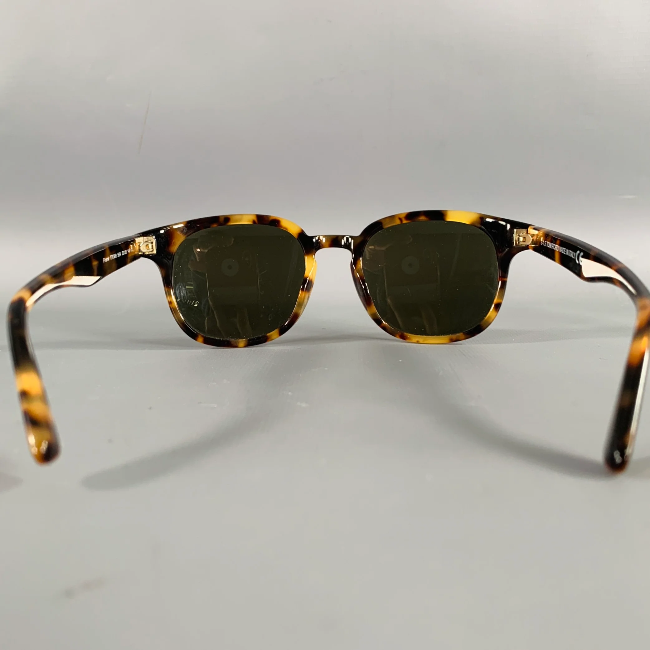 TOM FORD Frank Brown Tortoiseshell Acetate Sunglasses - Image 3