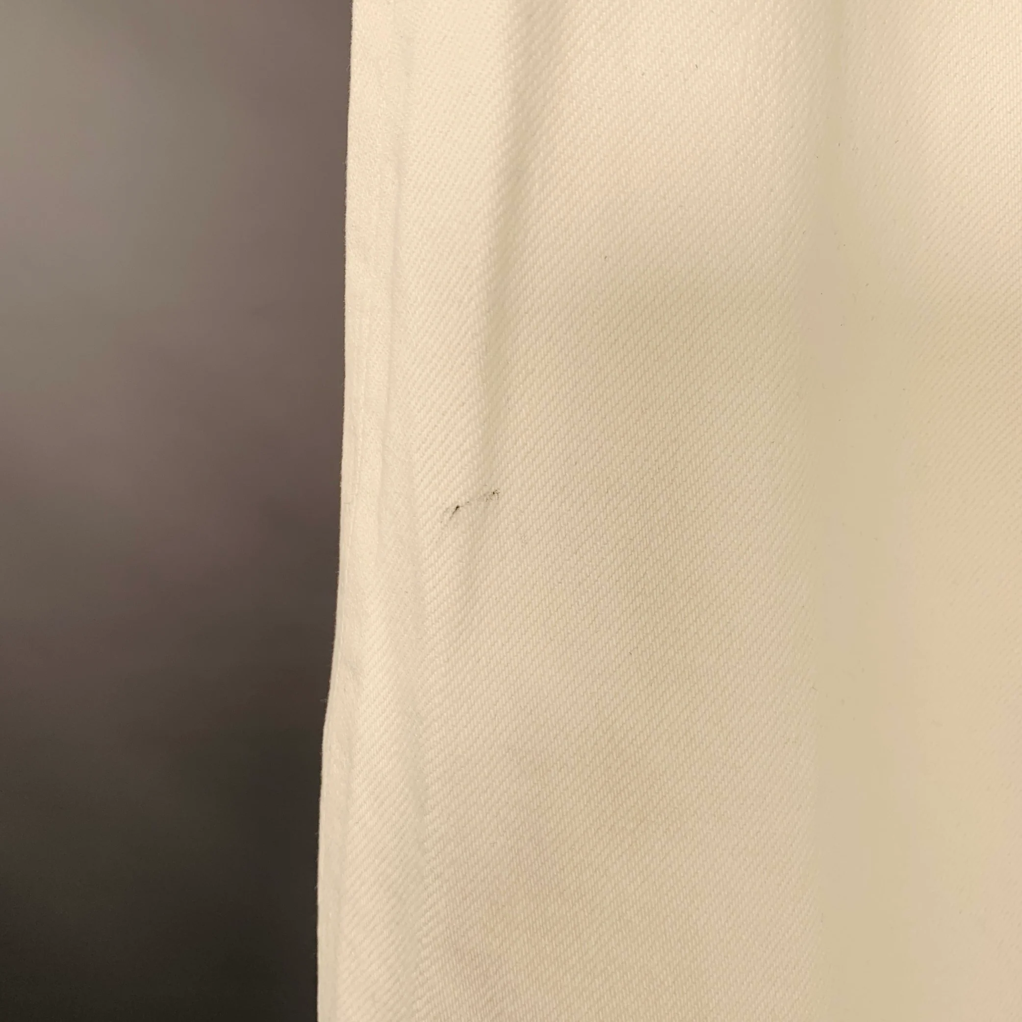 TOM FORD Size 31 White Cotton Button Fly Jeans - Image 7