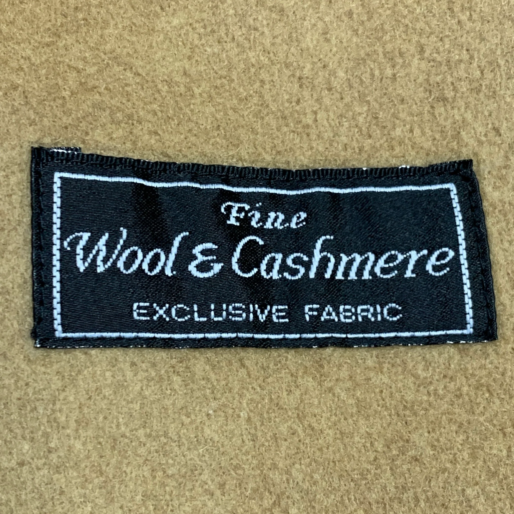 TRINA TURK Size 0 Tan Wool Cashmere Shawl Collar Snaps Coat - Image 9