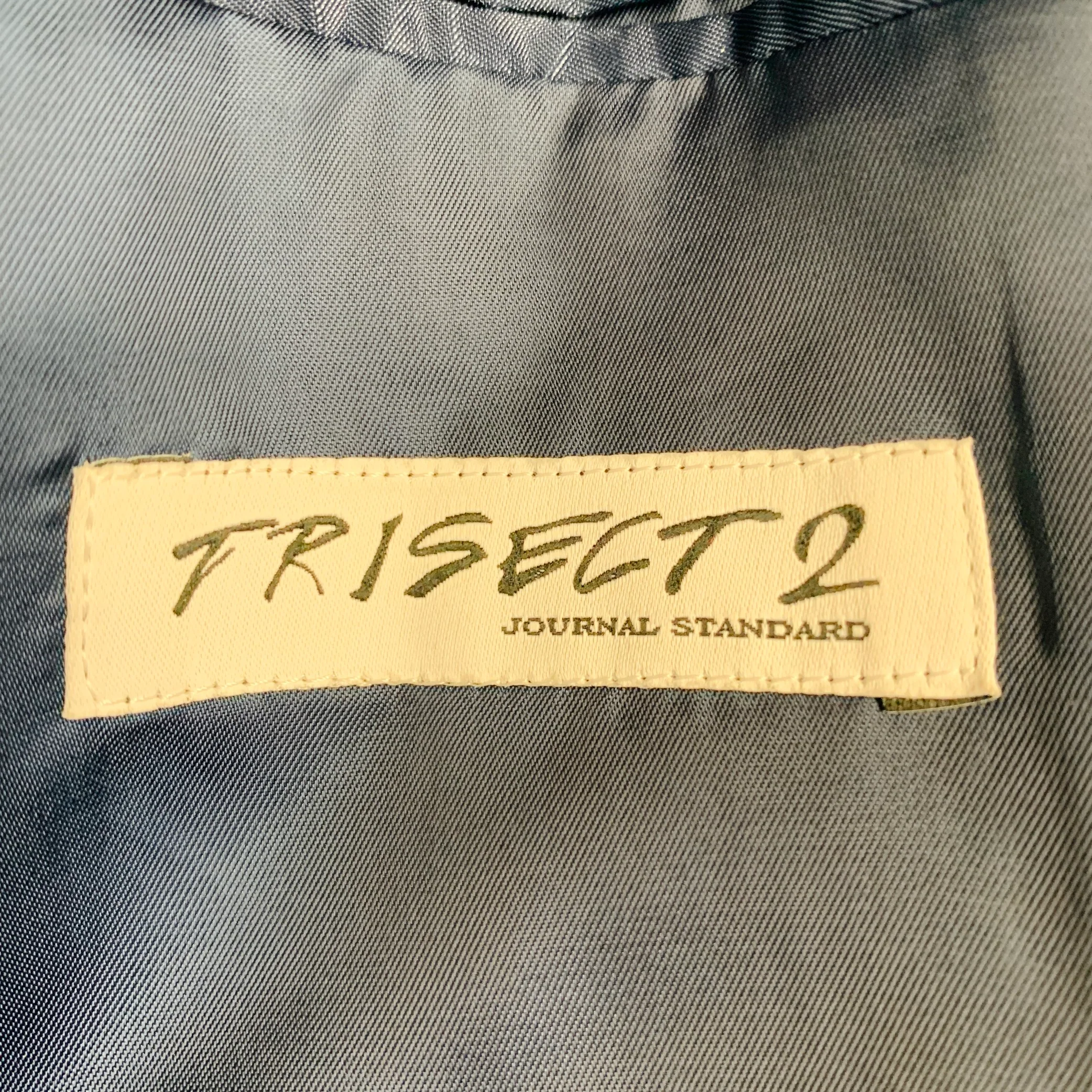 TRISECT 2 Size S Purple Cotton Blend Velvet Single Breasted Shawl Collar Sport Coat - Image 6