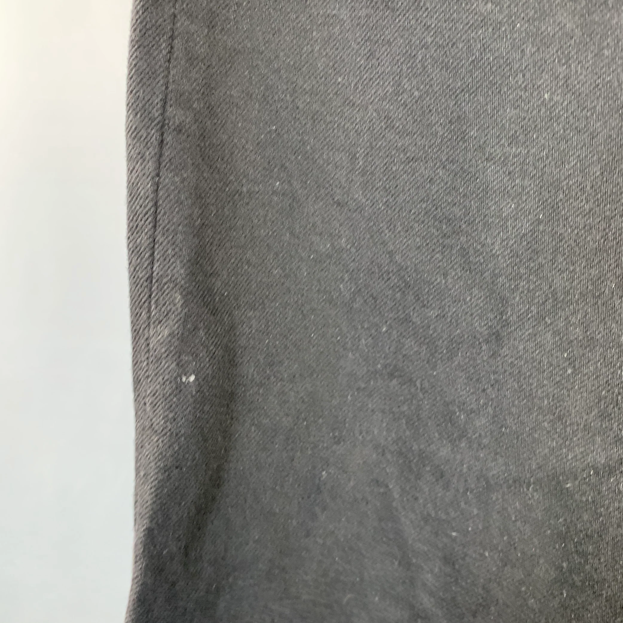 TUKI Size XL Black Twill Cotton Straight Five Pockets Jeans - Image 5
