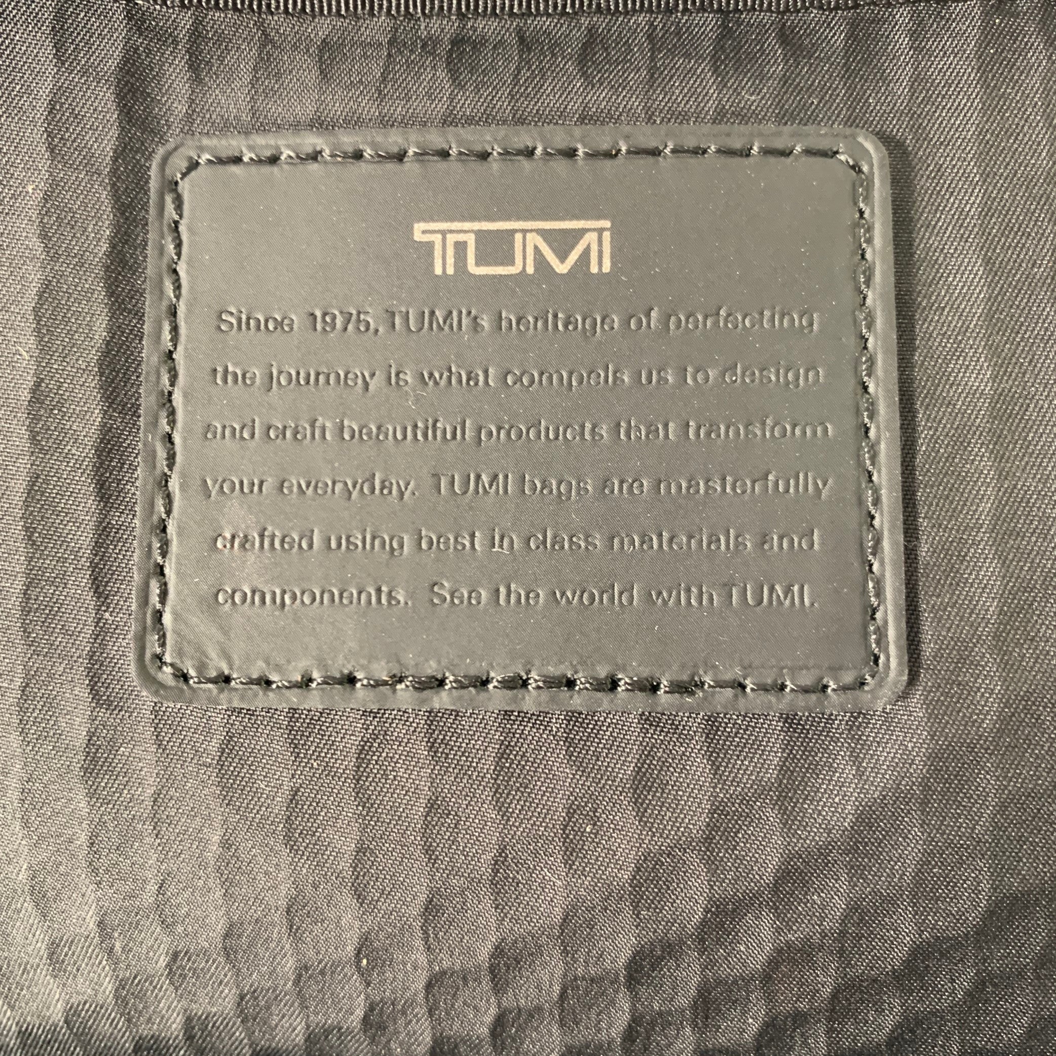 TUMI Alpha Bravo Search Black Metallic Nylon Backpack - Image 7