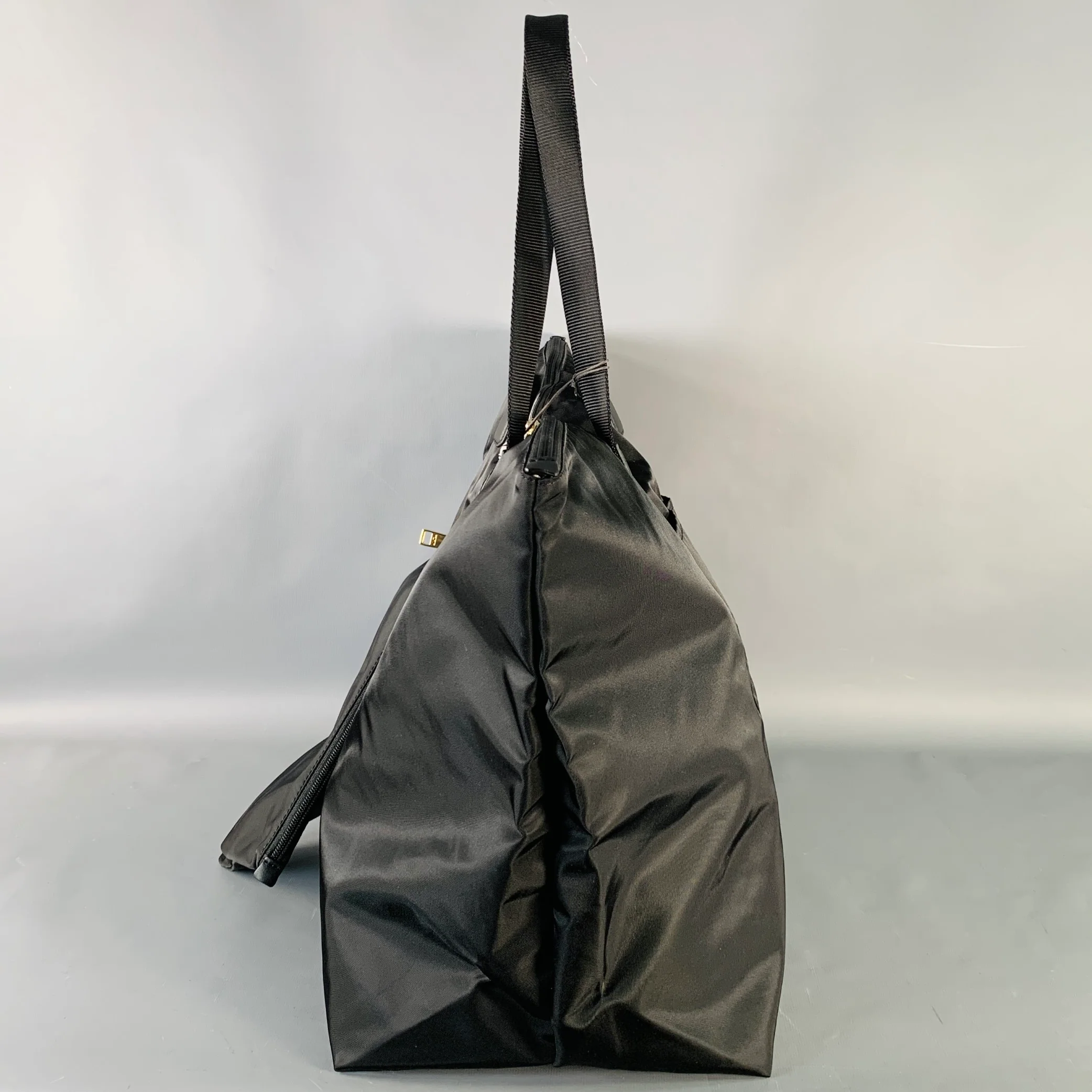 TUMI Just in Case Black Nylon Packable Tote Bag - Image 5