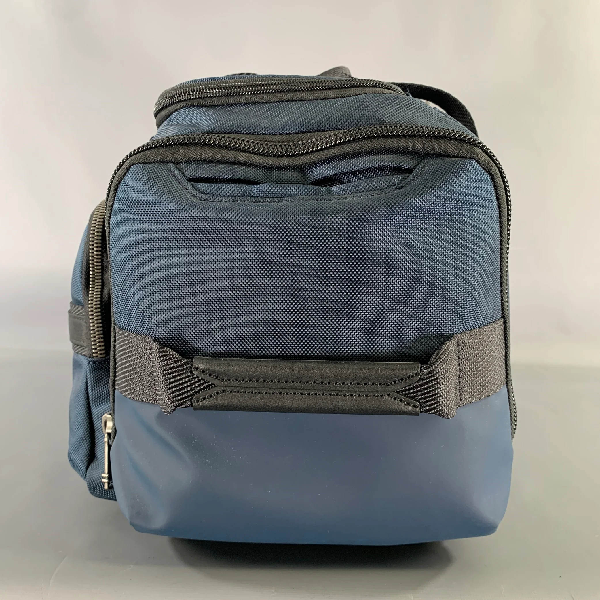 TUMI Navy Black Heather Canvas Duffle Bags - Image 5