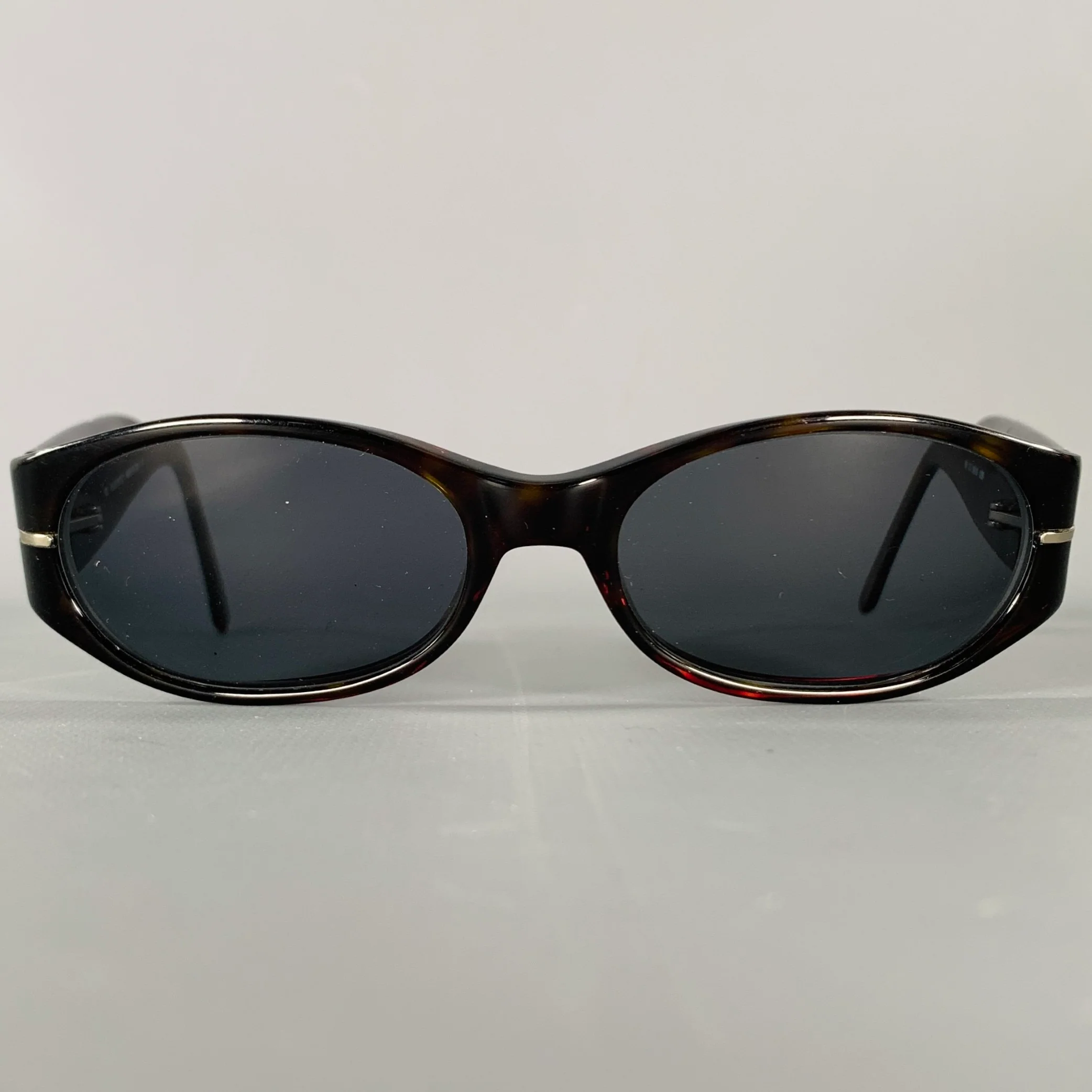 VALENTINO Black Silver Acetate Sunglasses