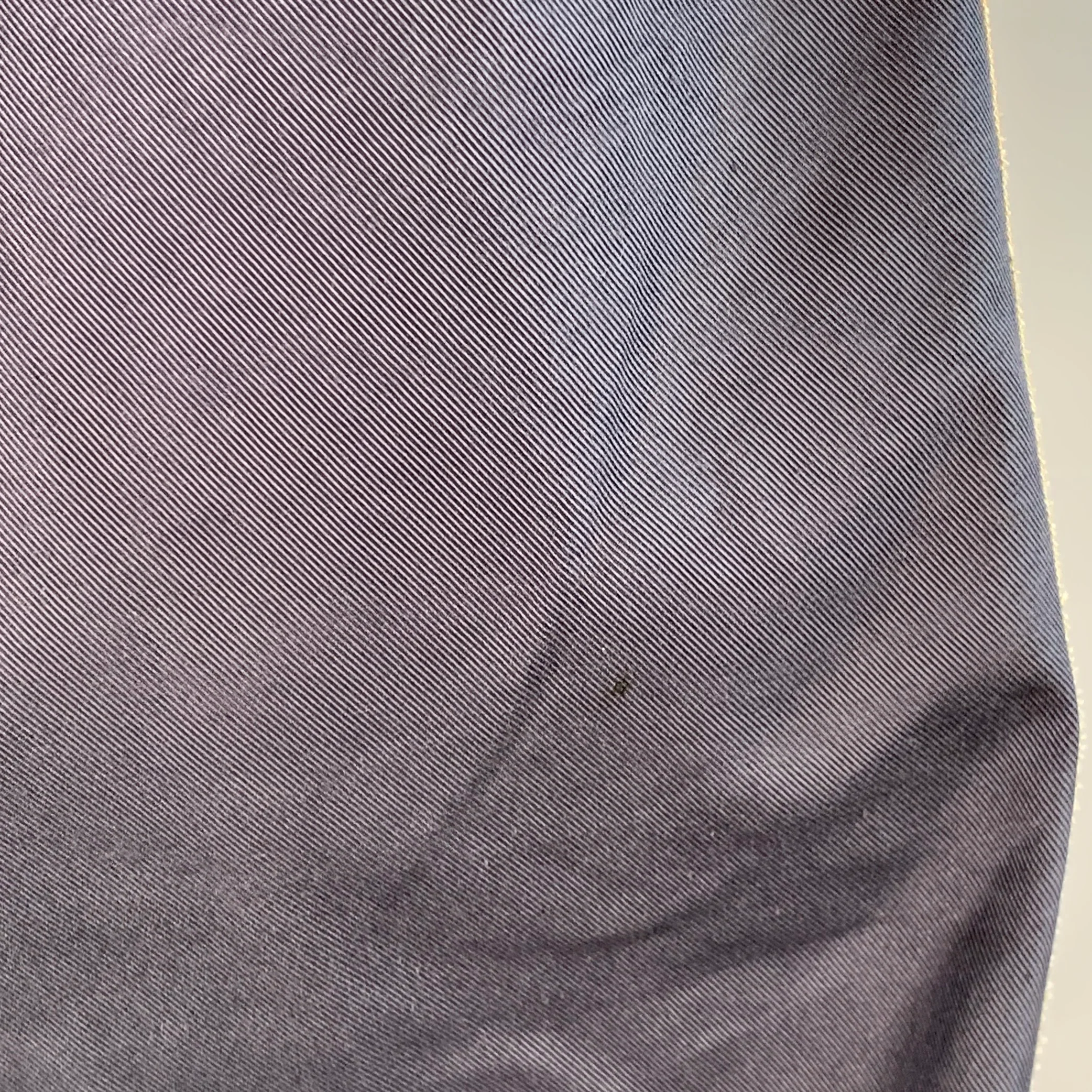 VALENTINO Size 30 Navy Beige Twill Cotton Blend Tapered Zip Fly Casual Pants - Image 4