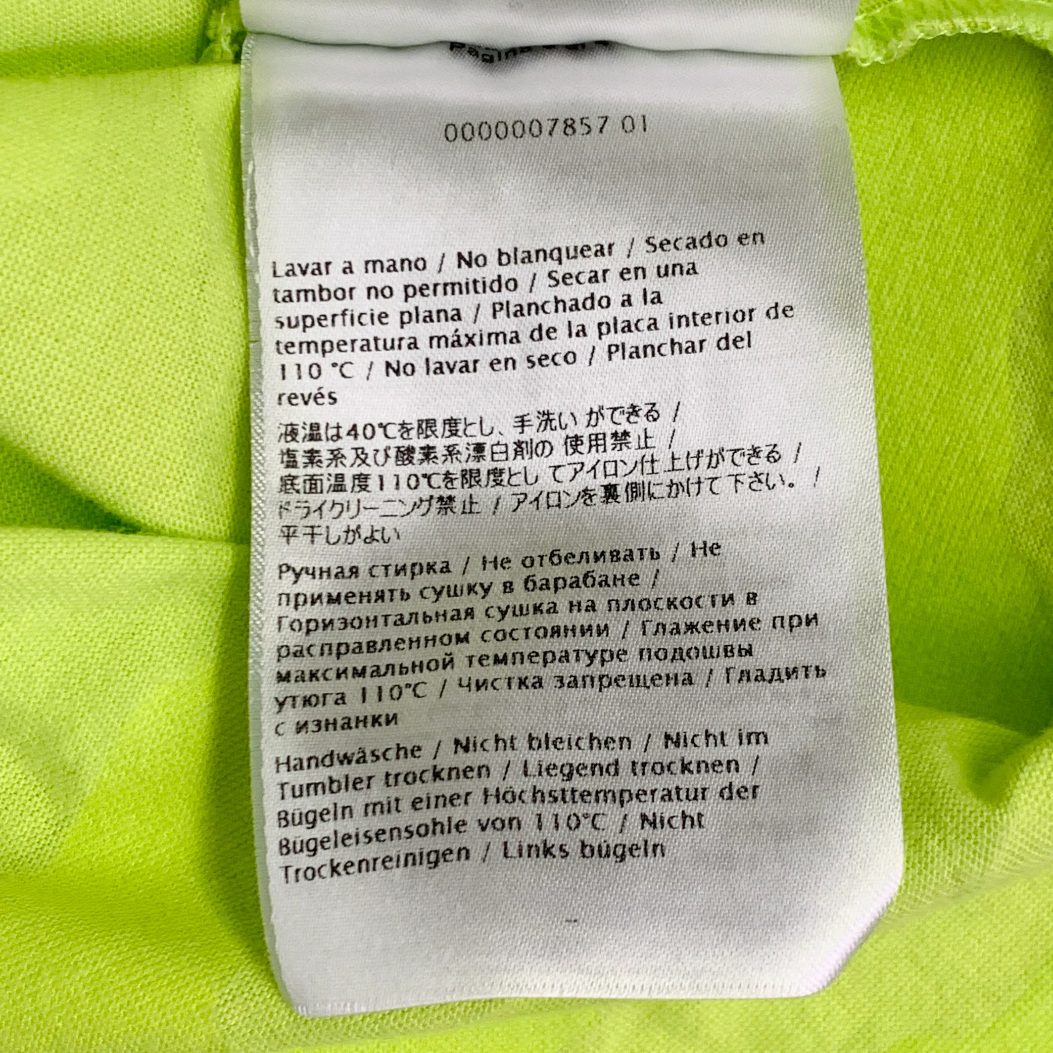 VALENTINO Size M Neon Green Yellow Camouflage Cotton Crew Neck T-shirt - Image 14