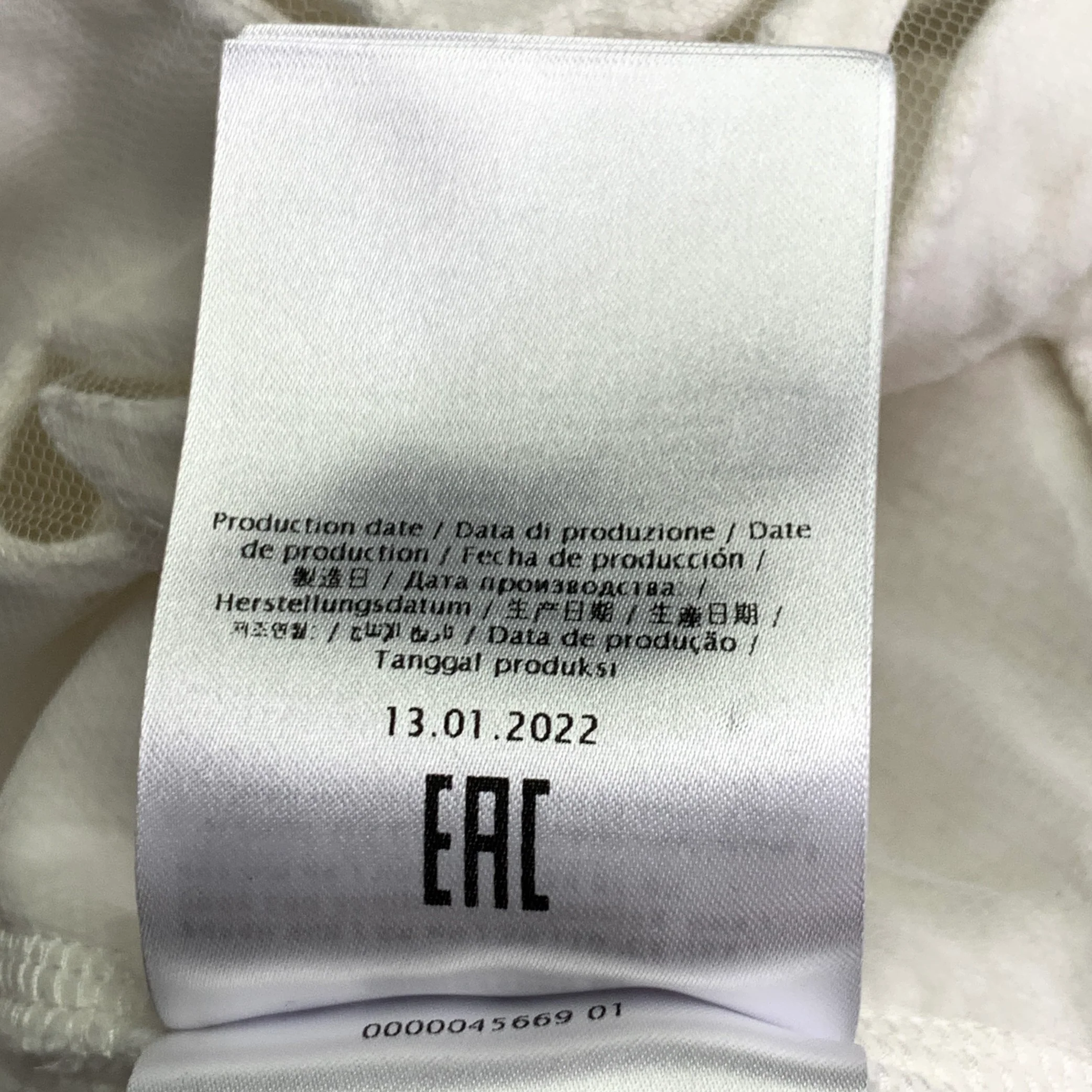 VALENTINO Size S White Cut Out Cotton Polyamide Oversized Hoodie Jacket - Image 11