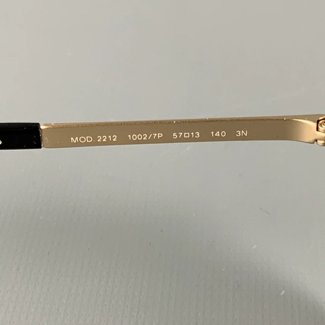 VERSACE Gold Metal Sunglasses - Image 7