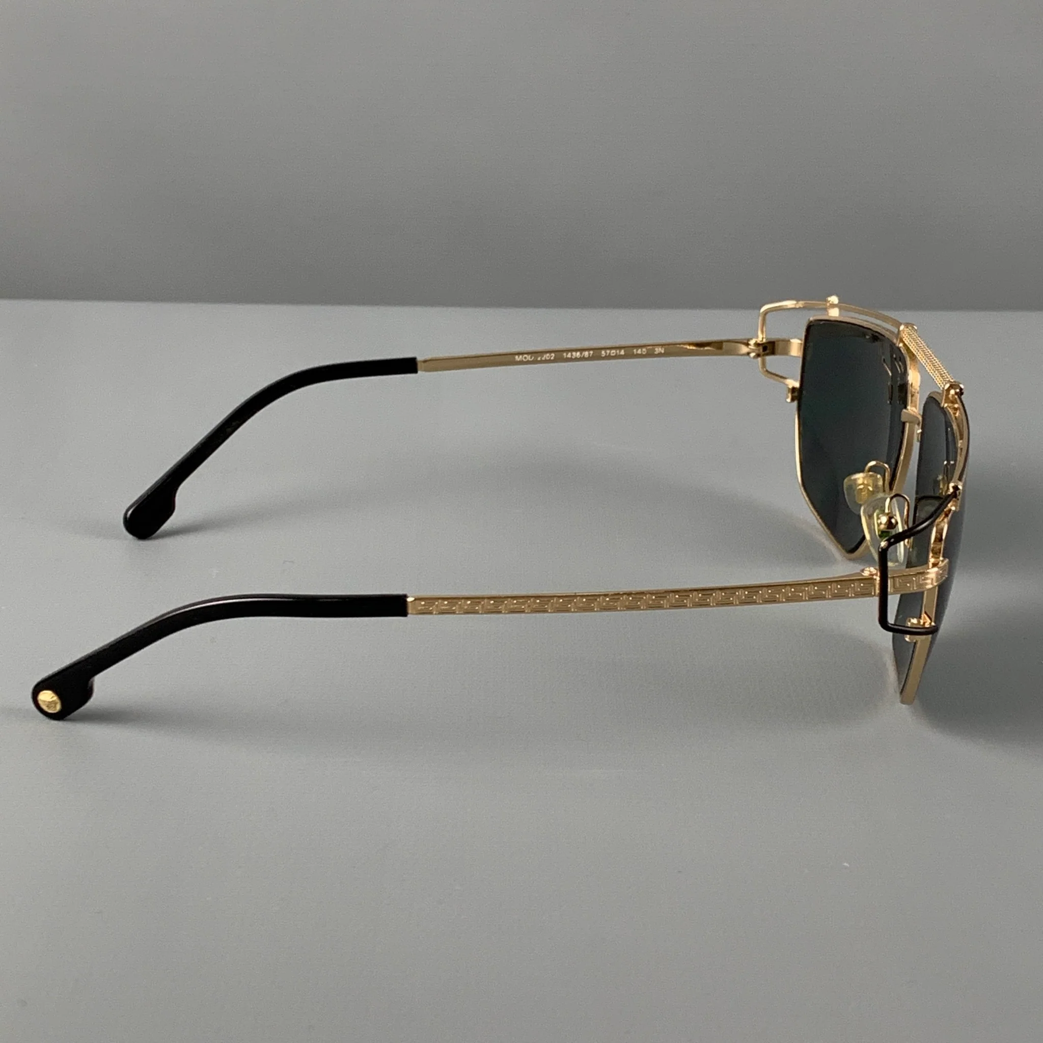 VERSACE Gold Metal Sunglasses - Image 2
