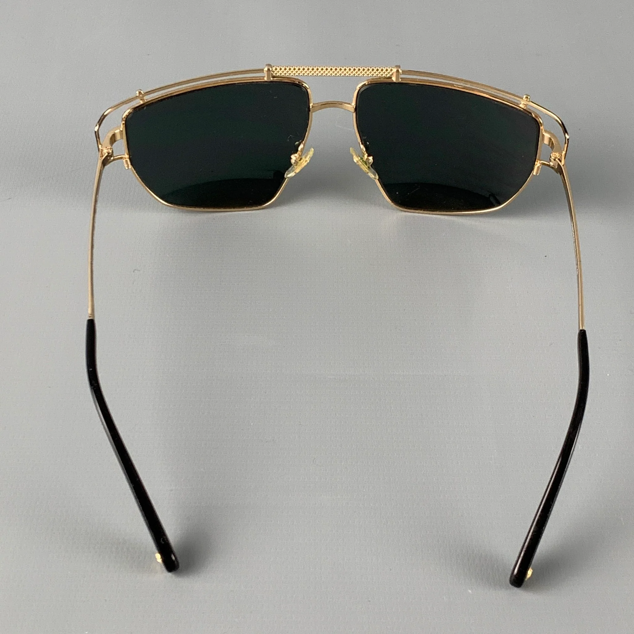 VERSACE Gold Metal Sunglasses - Image 3