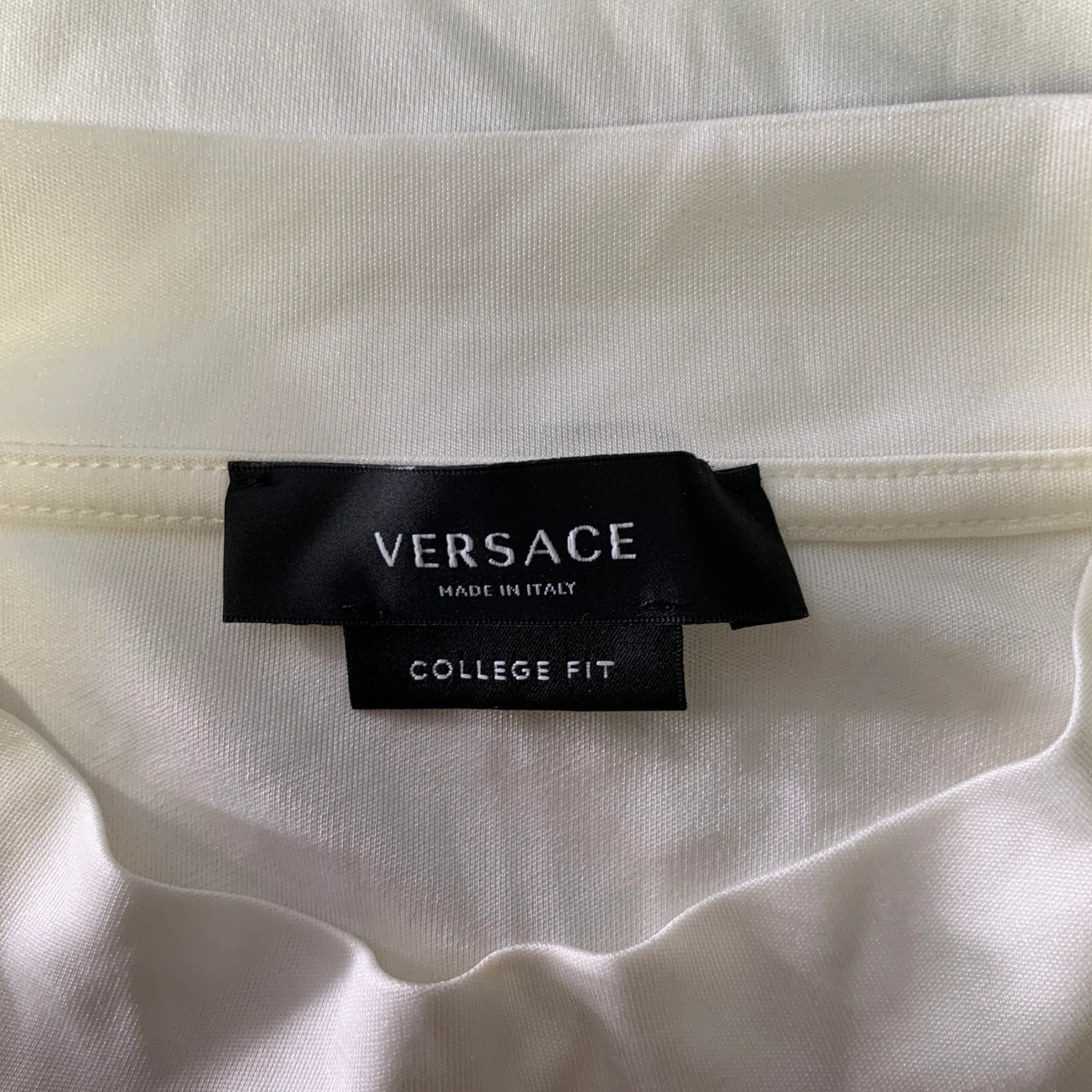 VERSACE Dream Size M White Print Muscle Tank T-shirt - Image 5