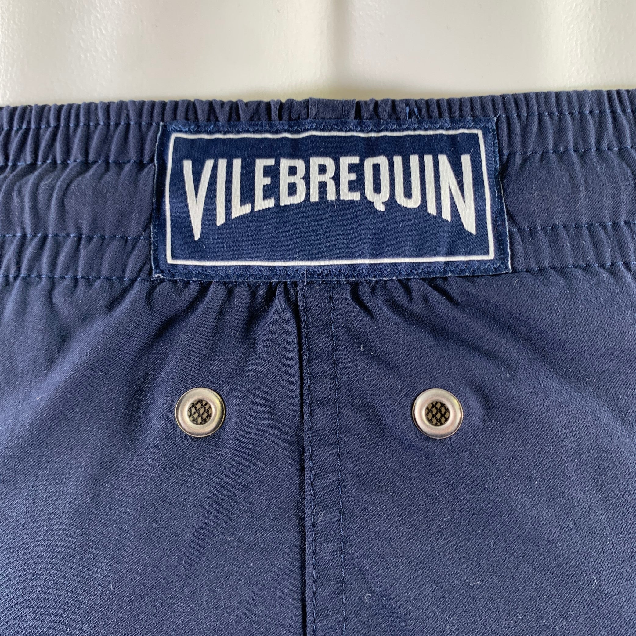 VILEBREQUIN Size S Navy Swim Trunks - Image 2
