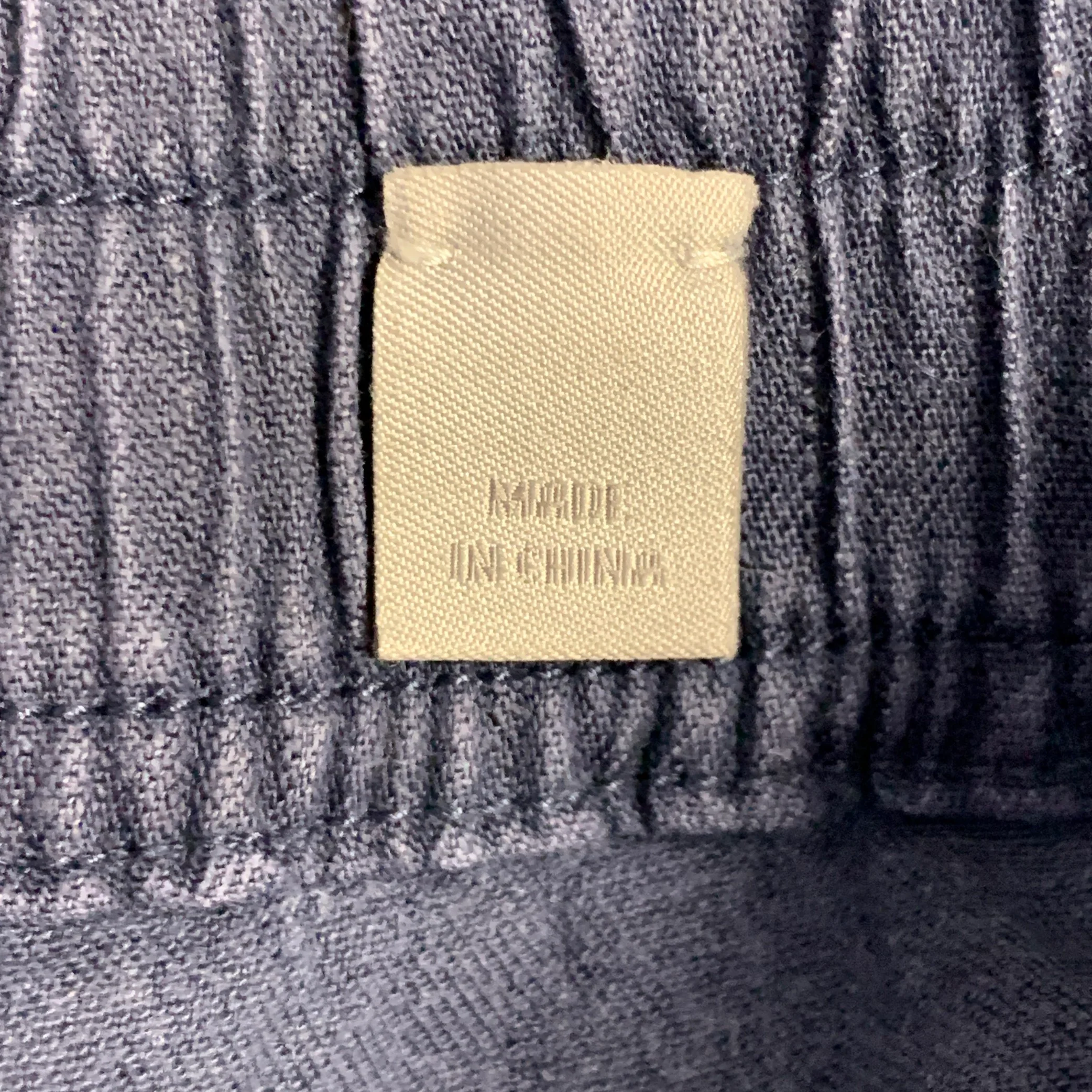 VINCE Size M Blue Linen Blend Elastic Waistband Cargo Shorts - Image 4
