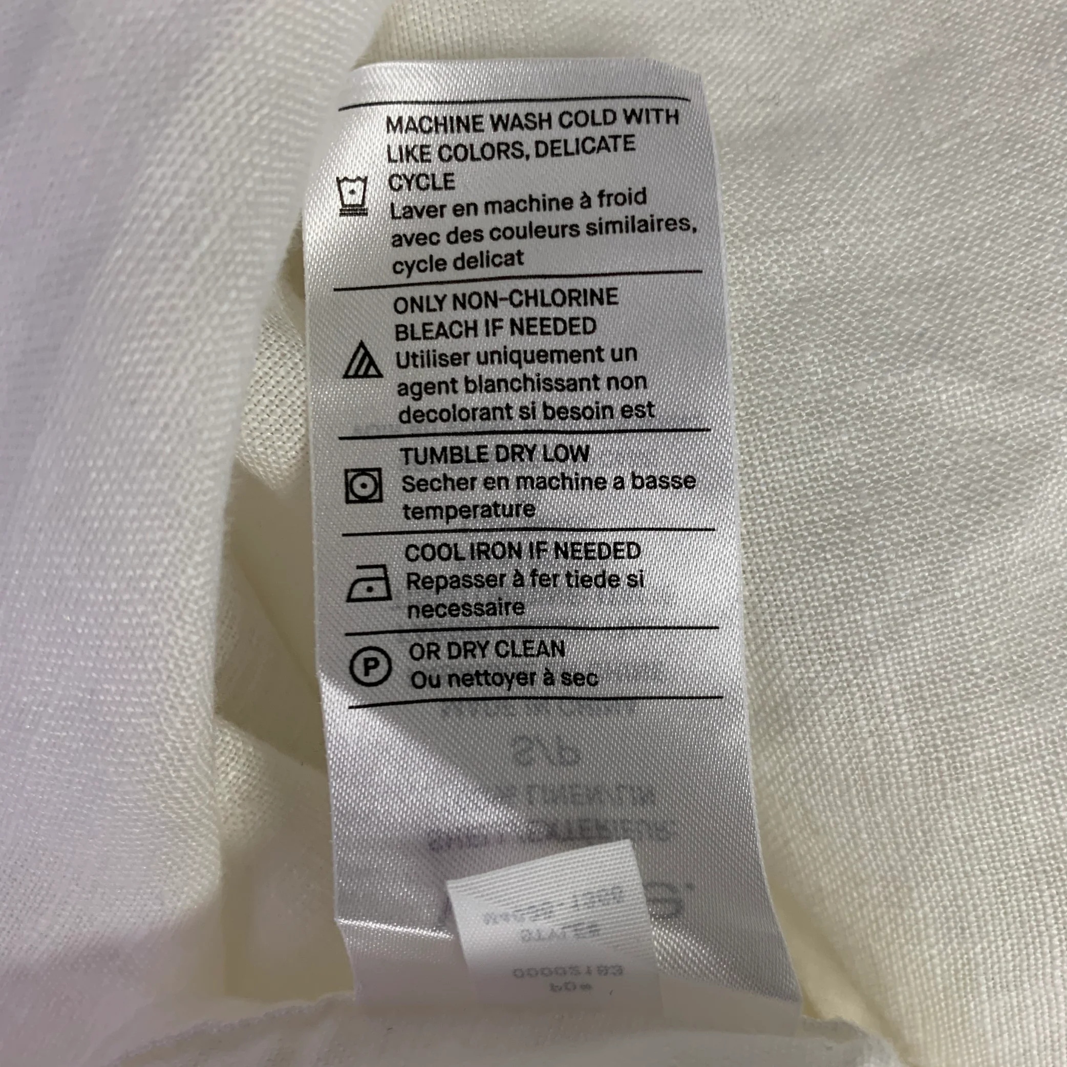 VINCE Size S White Linen One Pocket Short Sleeve Shirt - Image 5