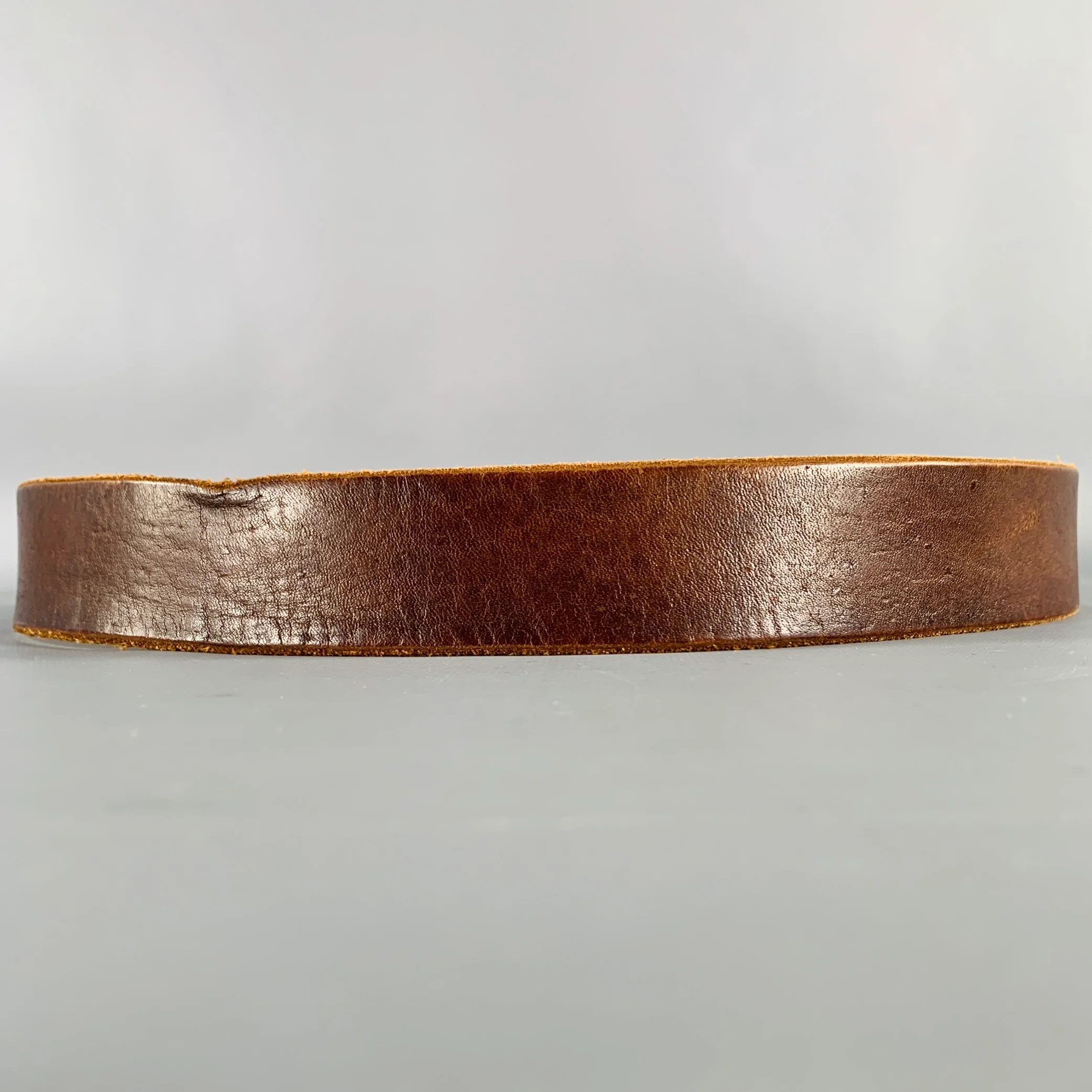 VINTAGE Size 38 Brown Belt - Image 3