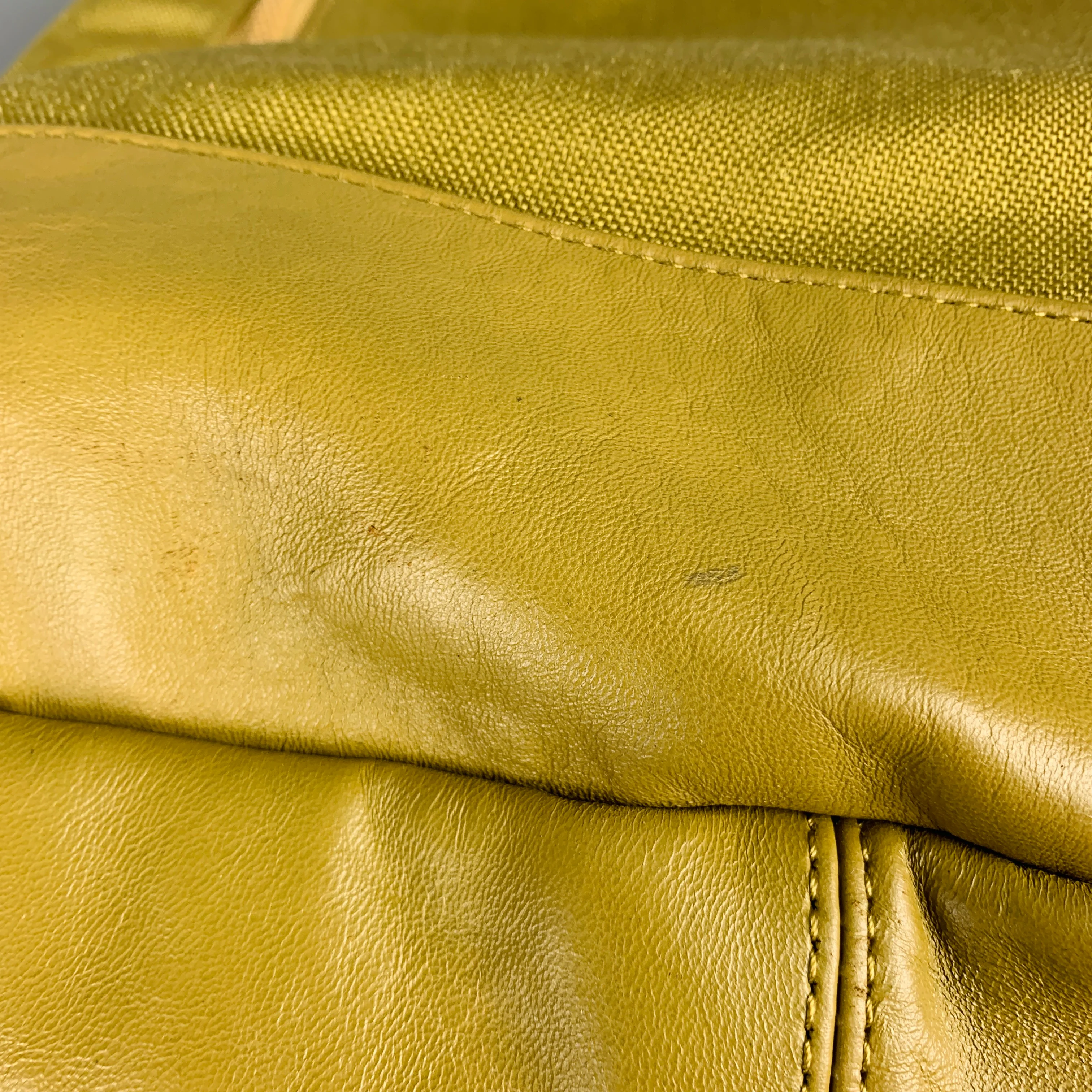 VISVIM Green -Cordura 20L- Nylon Leather Trim Backpack - Image 10