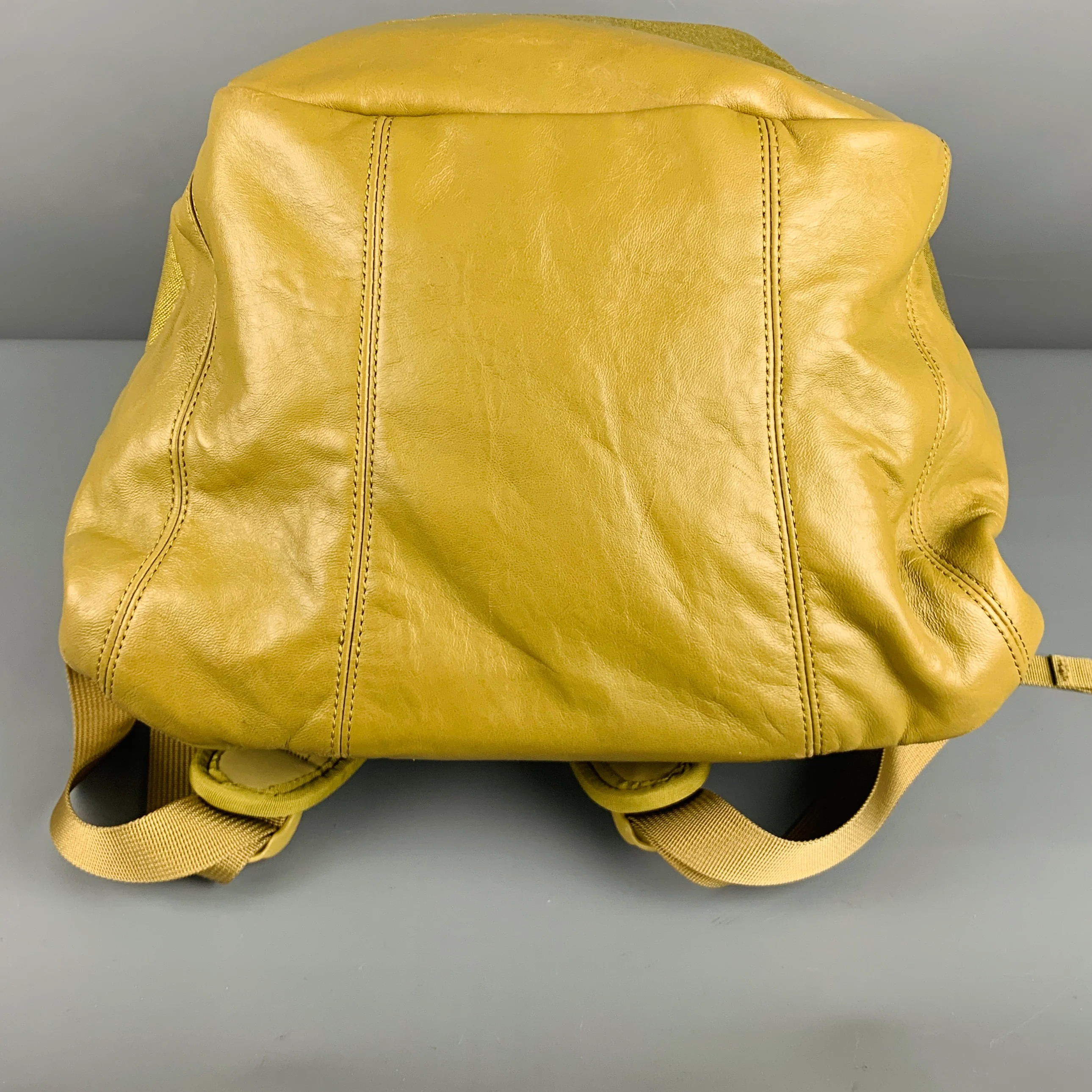 VISVIM Green -Cordura 20L- Nylon Leather Trim Backpack - Image 5