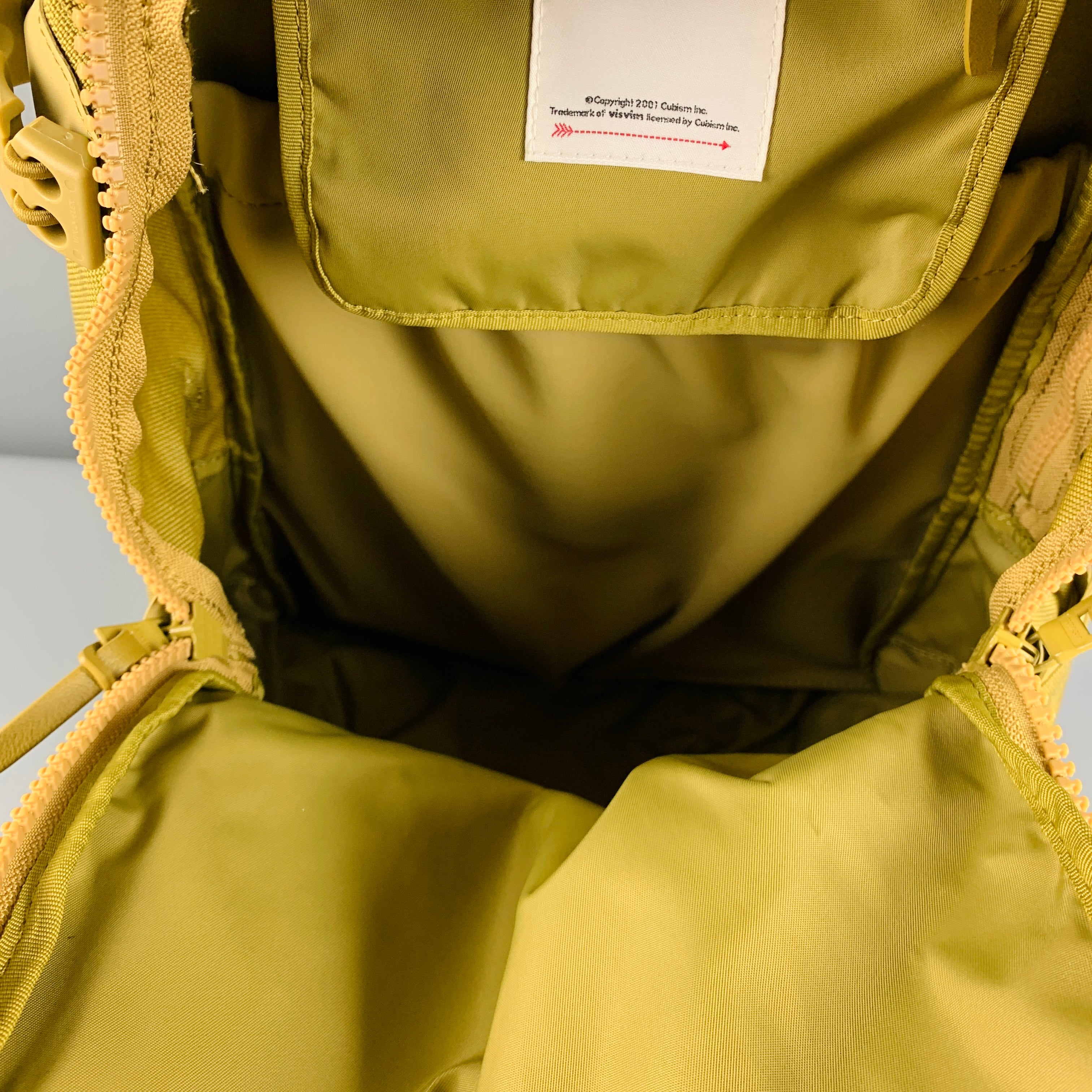 VISVIM Green -Cordura 20L- Nylon Leather Trim Backpack - Image 6