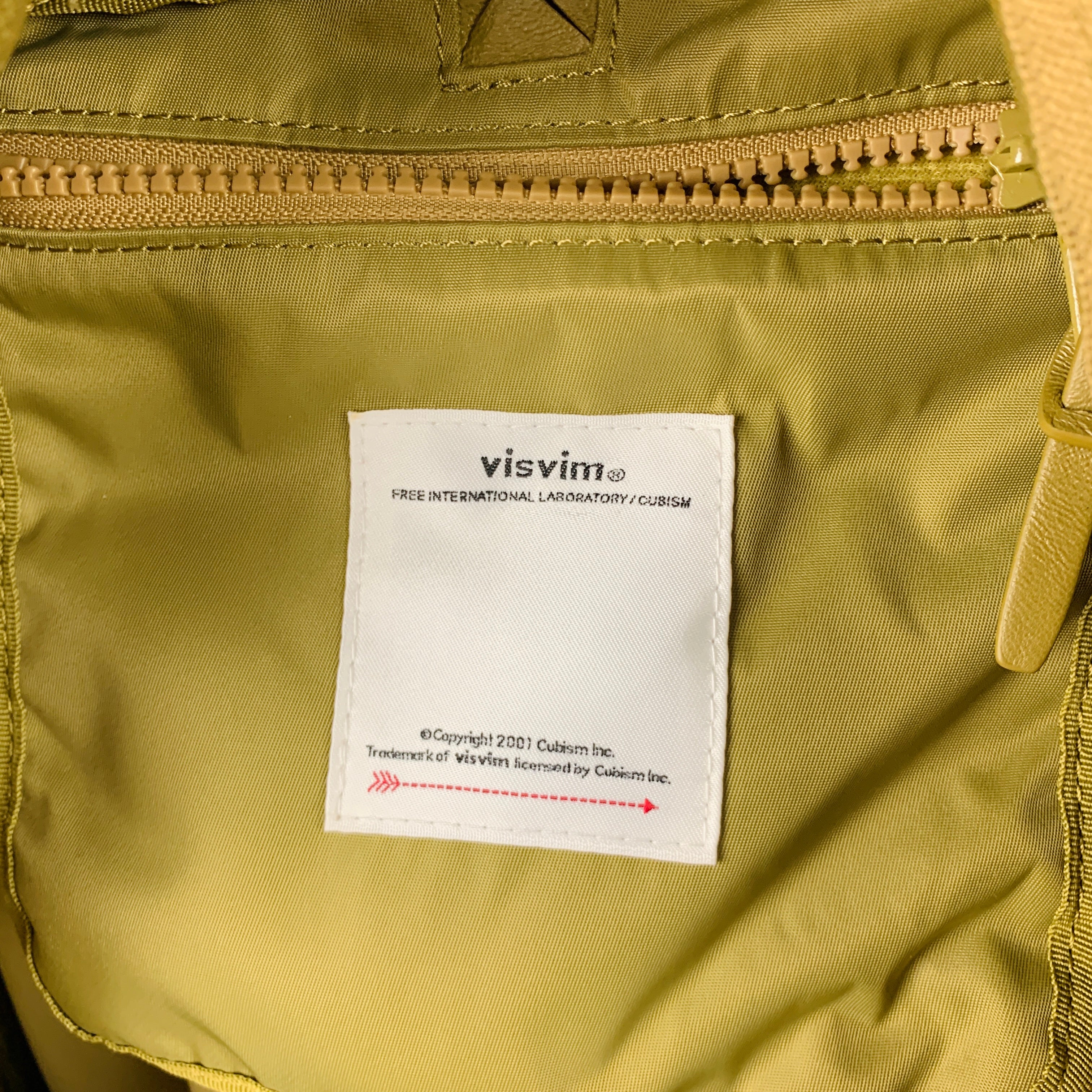 VISVIM Green -Cordura 20L- Nylon Leather Trim Backpack - Image 8