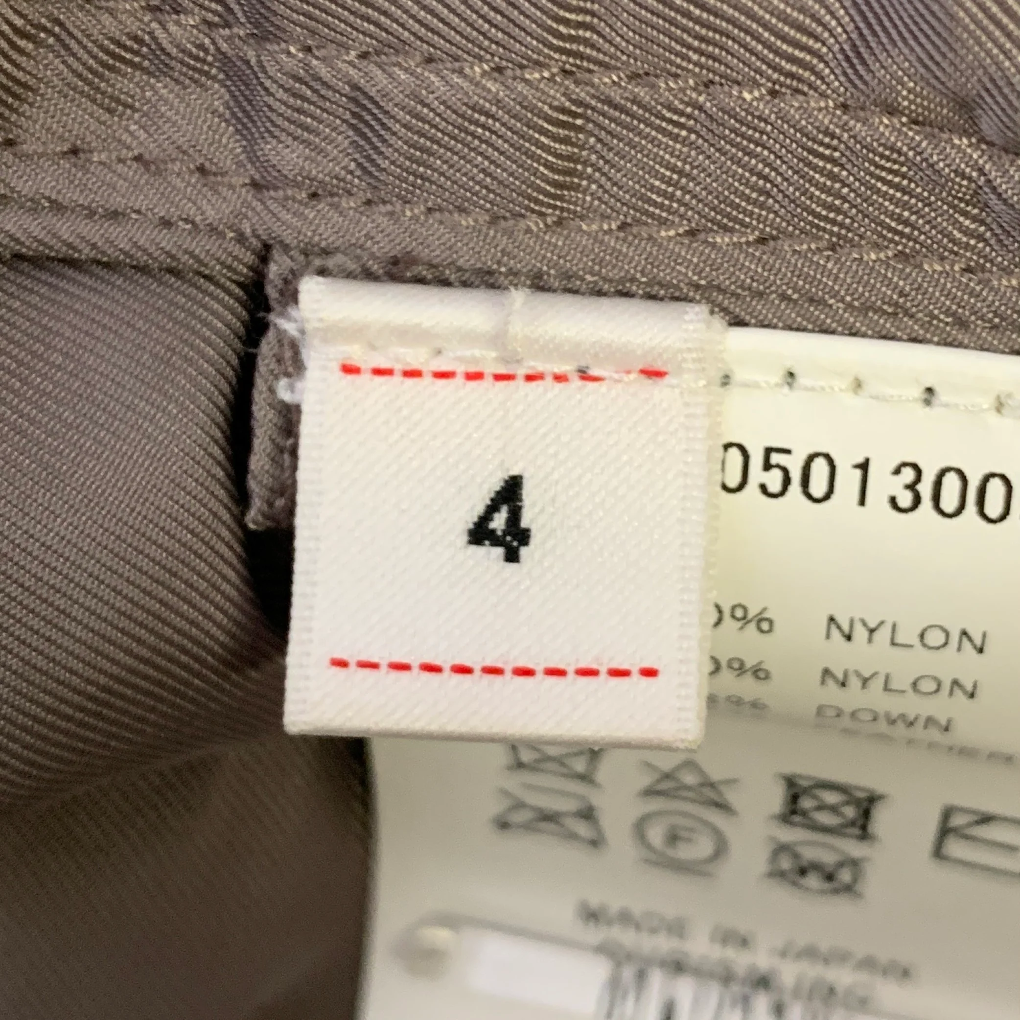 VISVIM Size L Grey Nylon Down Filled Jacket - Image 7
