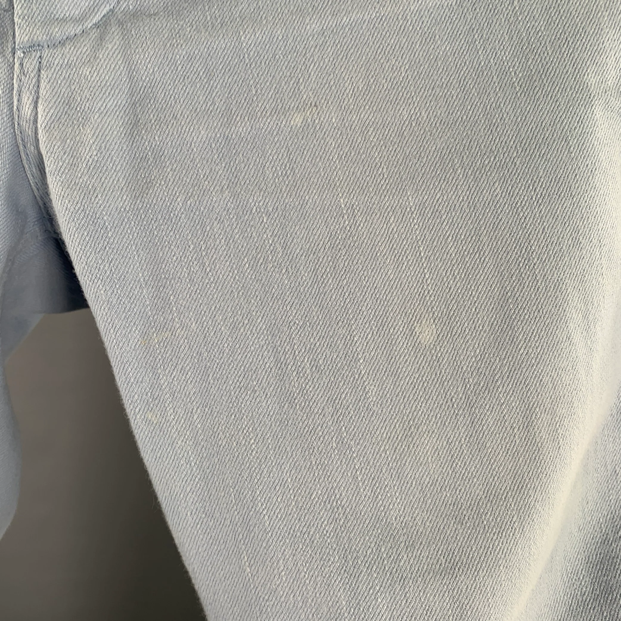 VISVIM Size M Light Blue Cotton Button Fly Jeans - Image 4