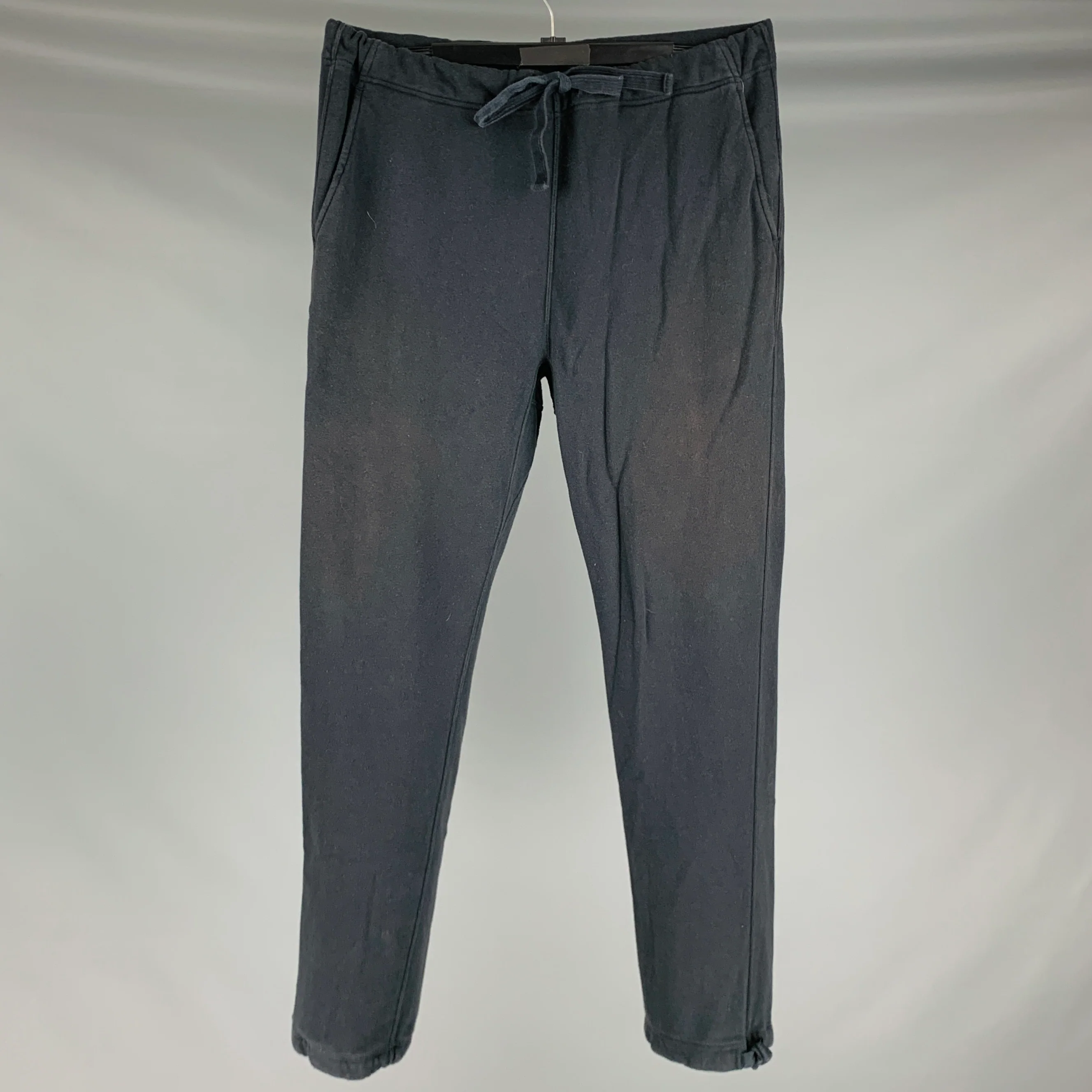 VISVIM Size S Black Cotton Cashmere Drawstring Casual Pants
