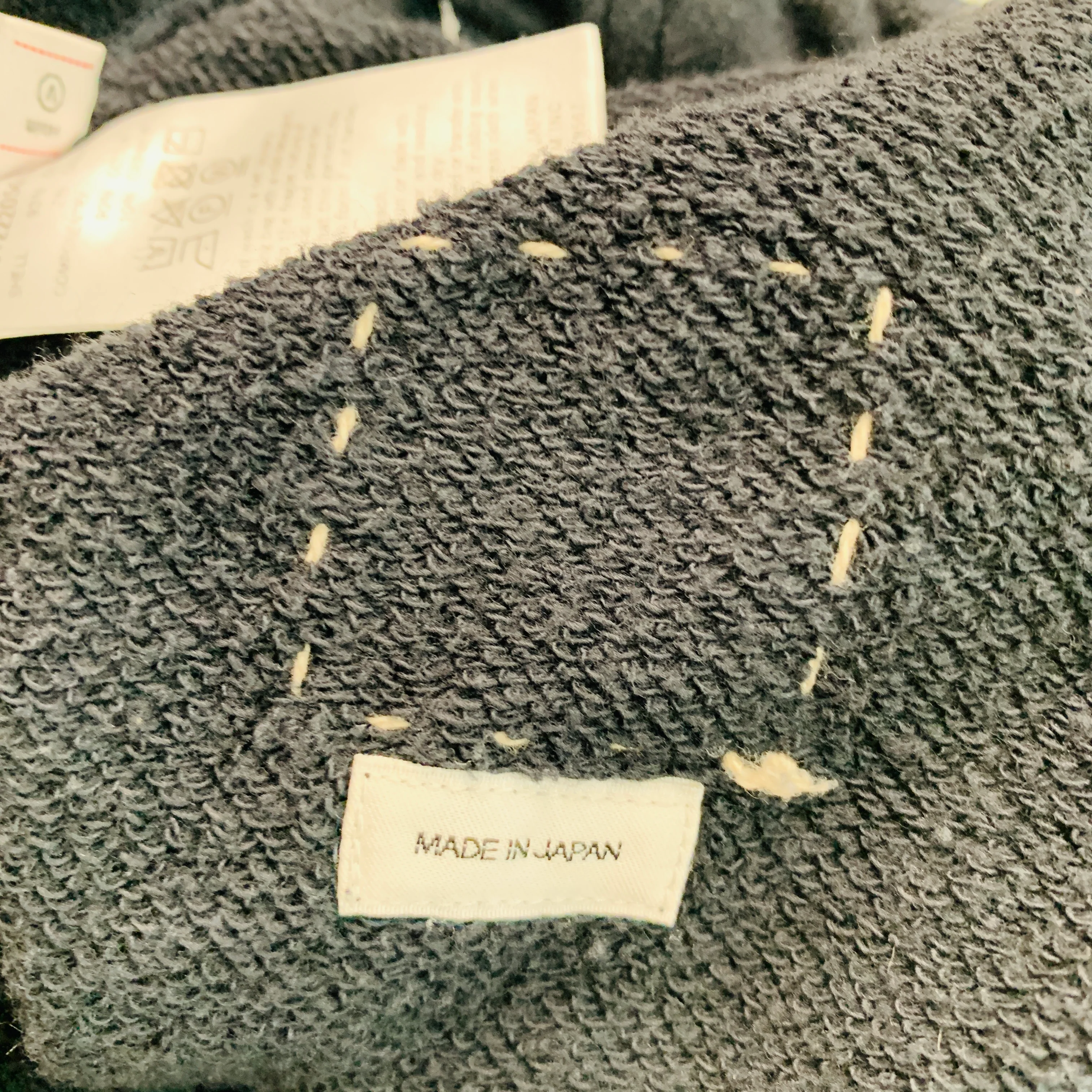 VISVIM Size S Black Cotton Cashmere Drawstring Casual Pants - Image 3