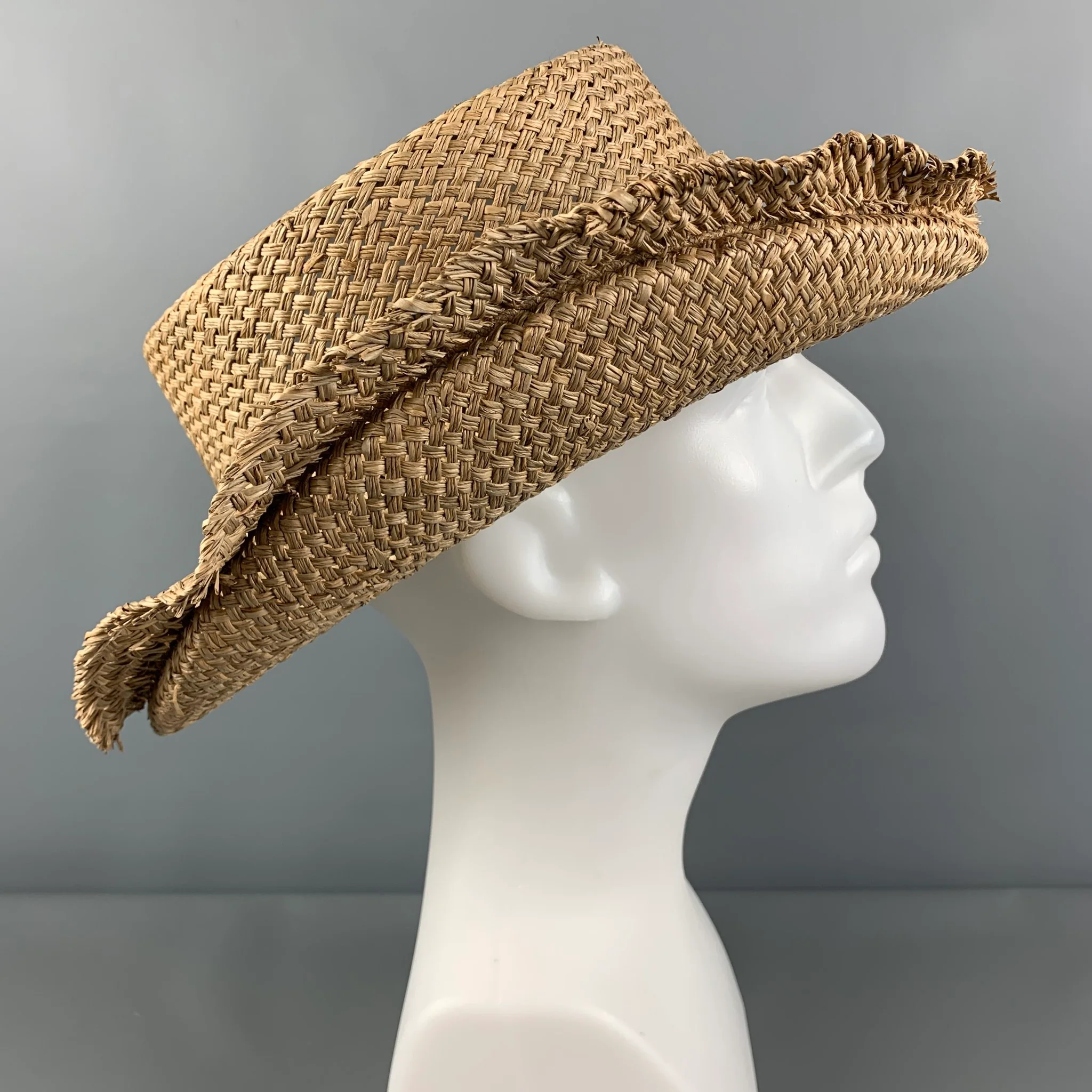 VIVIENNE WESTWOOD Size One Size Natural Multi-color Woven Straw Hat - Image 3