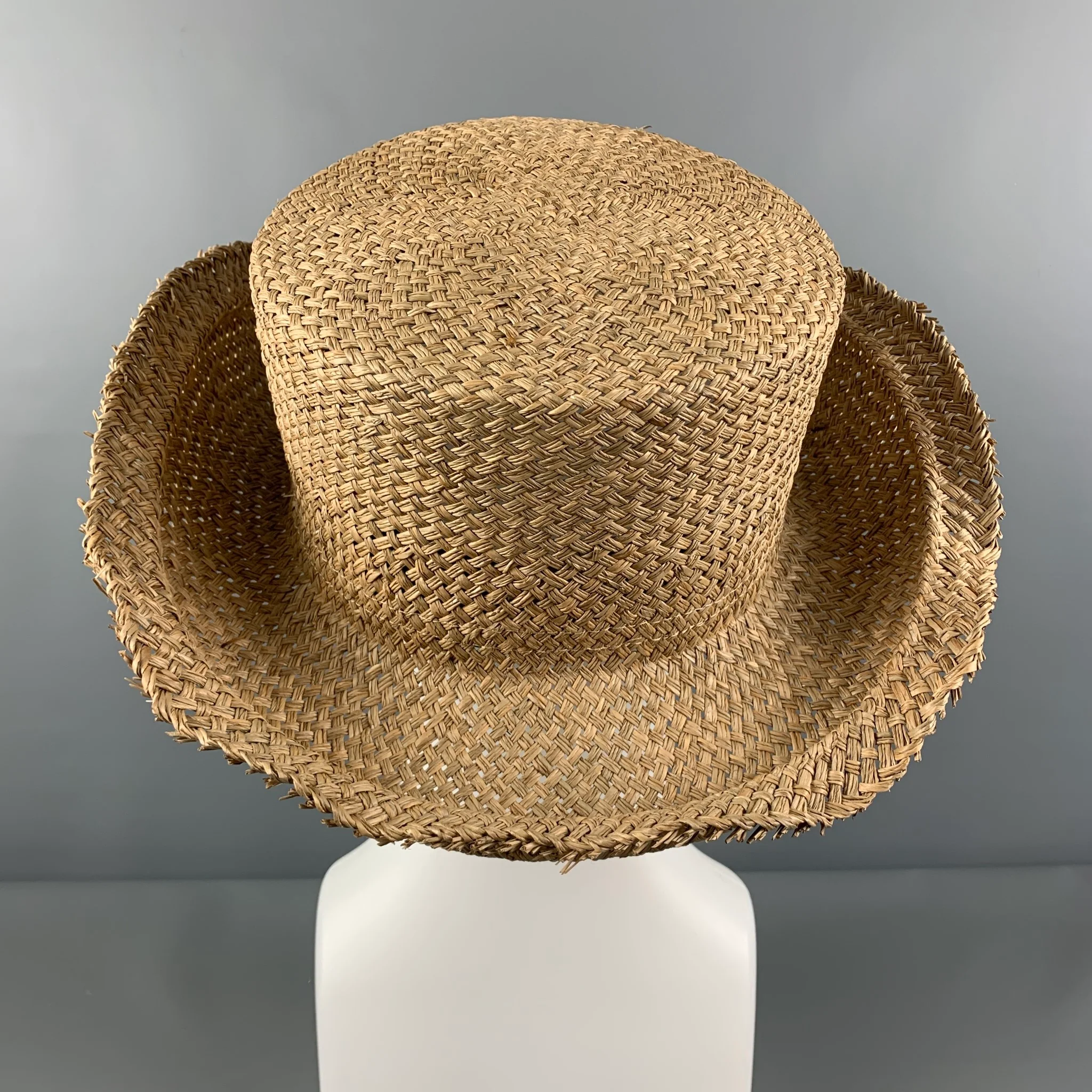 VIVIENNE WESTWOOD Size One Size Natural Multi-color Woven Straw Hat - Image 4