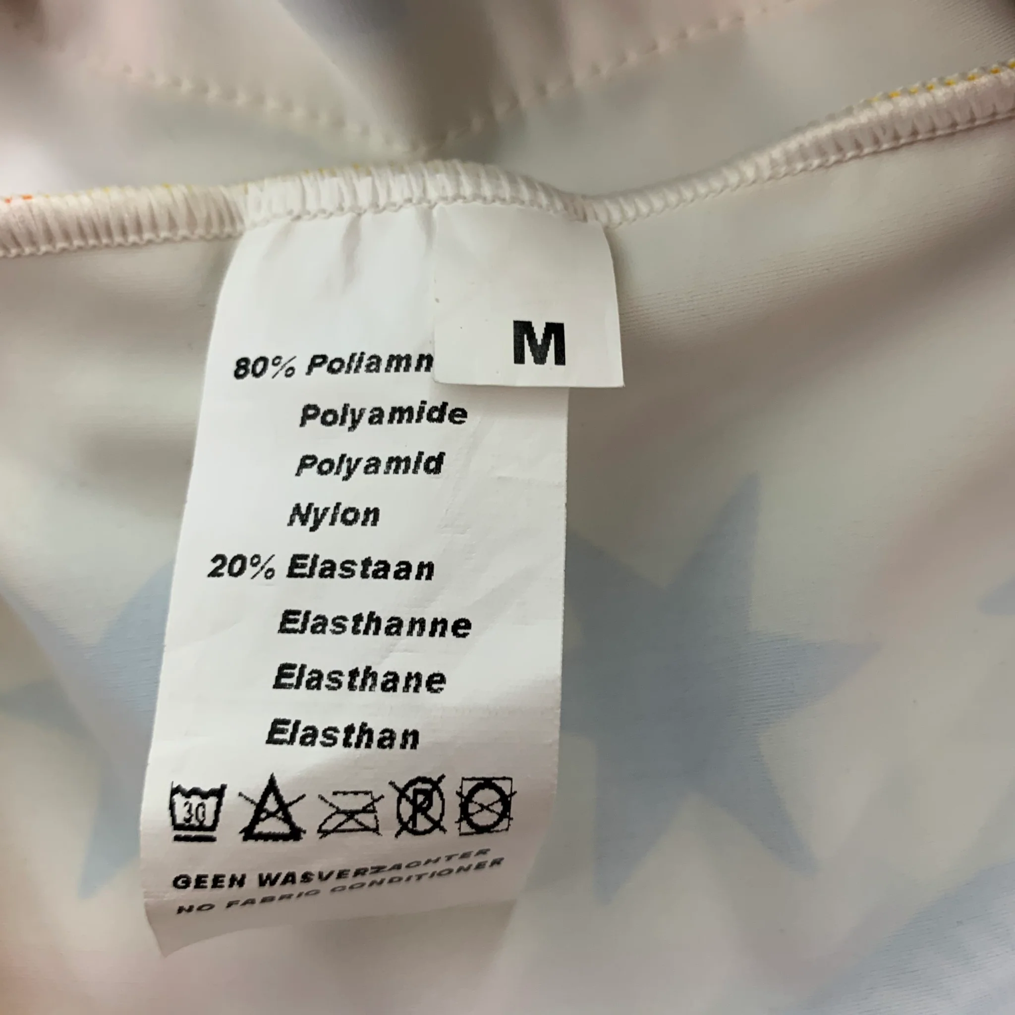 WALTER VAN BEIRENDONCK FW17 Size M Yellow Graphic Nylon Jersey Bike Top - Image 7
