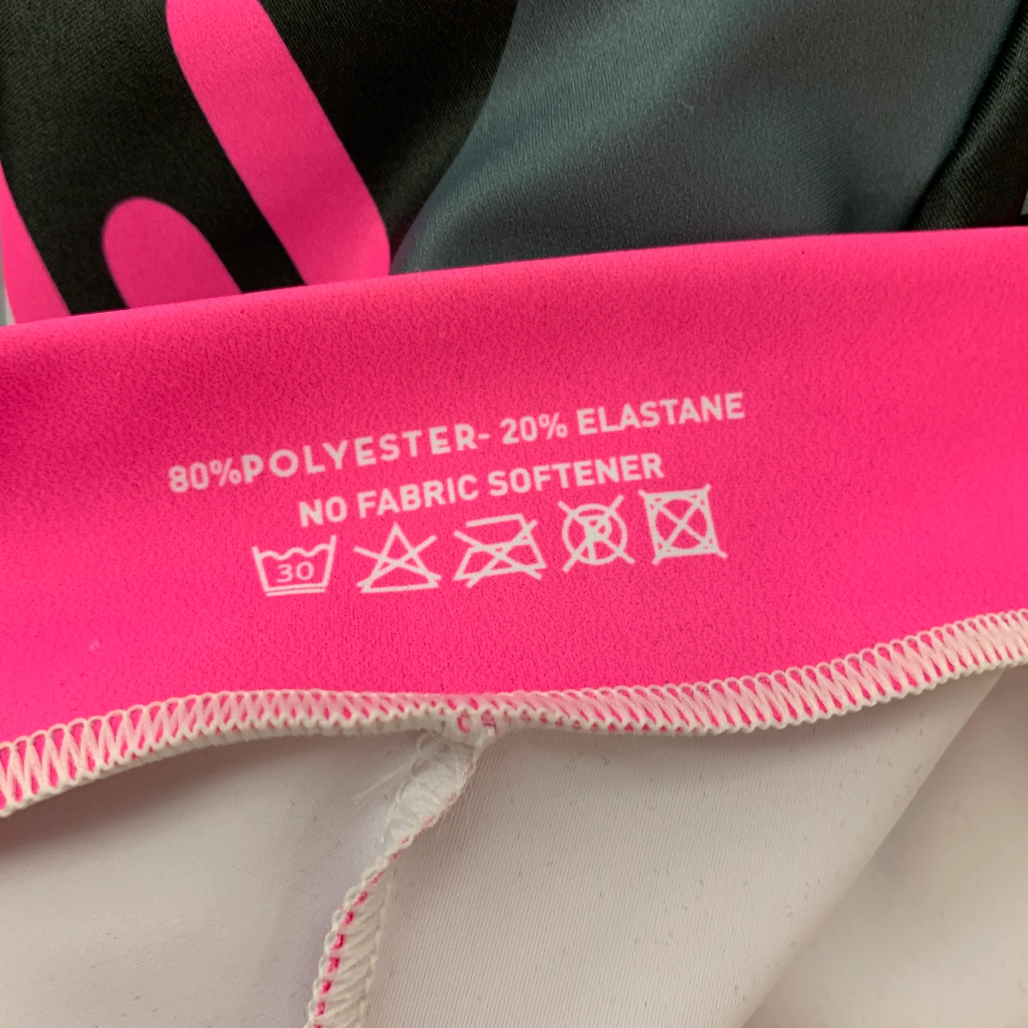 WALTER VAN BEIRENDONCK FW19 Size M Black Pink Monster Graphic Jersey Bike Top - Image 4